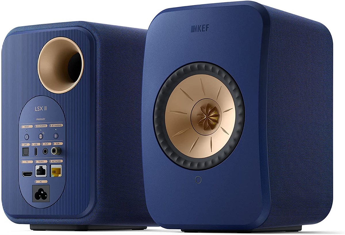 Kef LSX II Mavi Wireless Aktif Hi-Fi Hoparlör