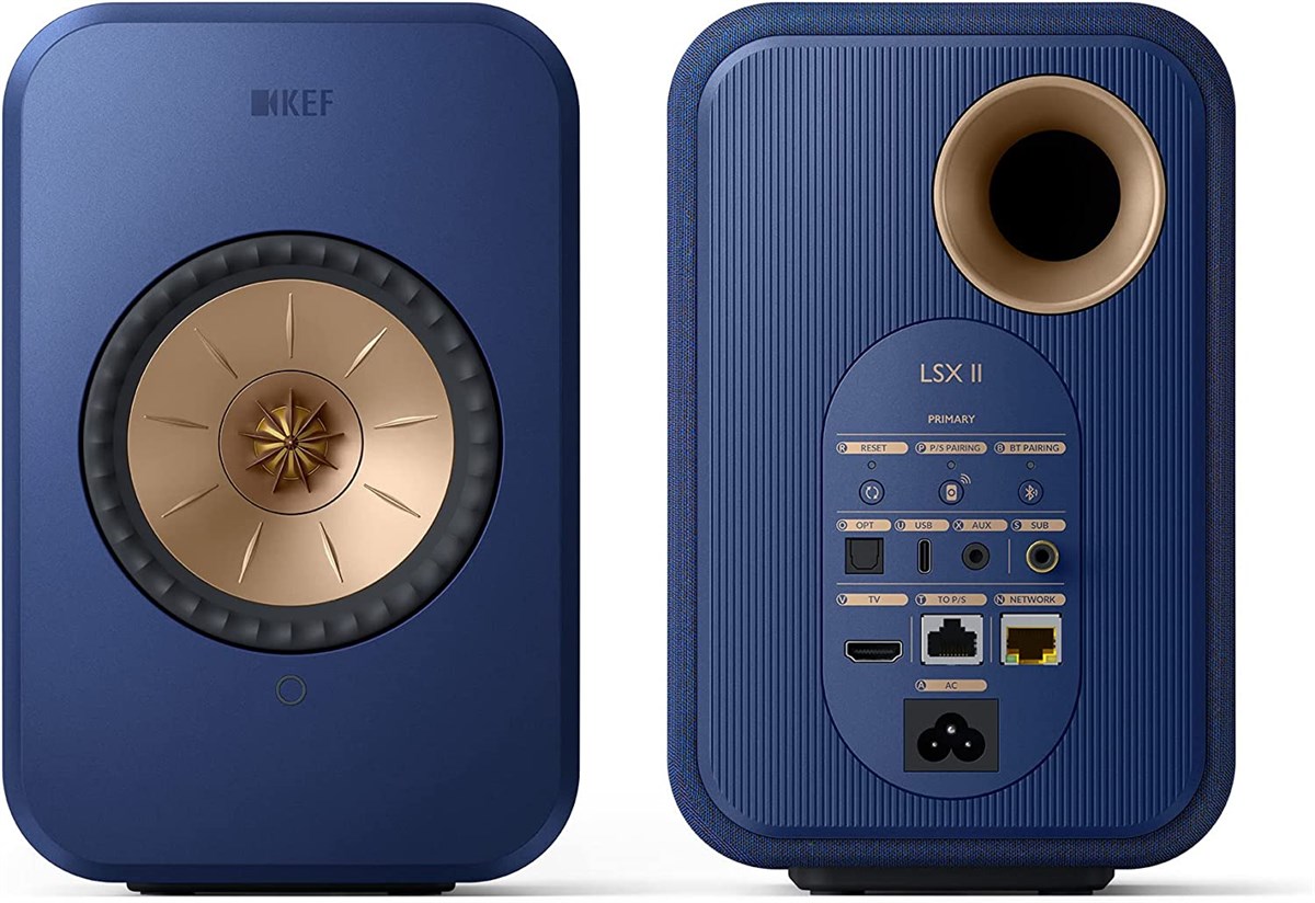 Kef LSX II Mavi Wireless Aktif Hi-Fi Hoparlör