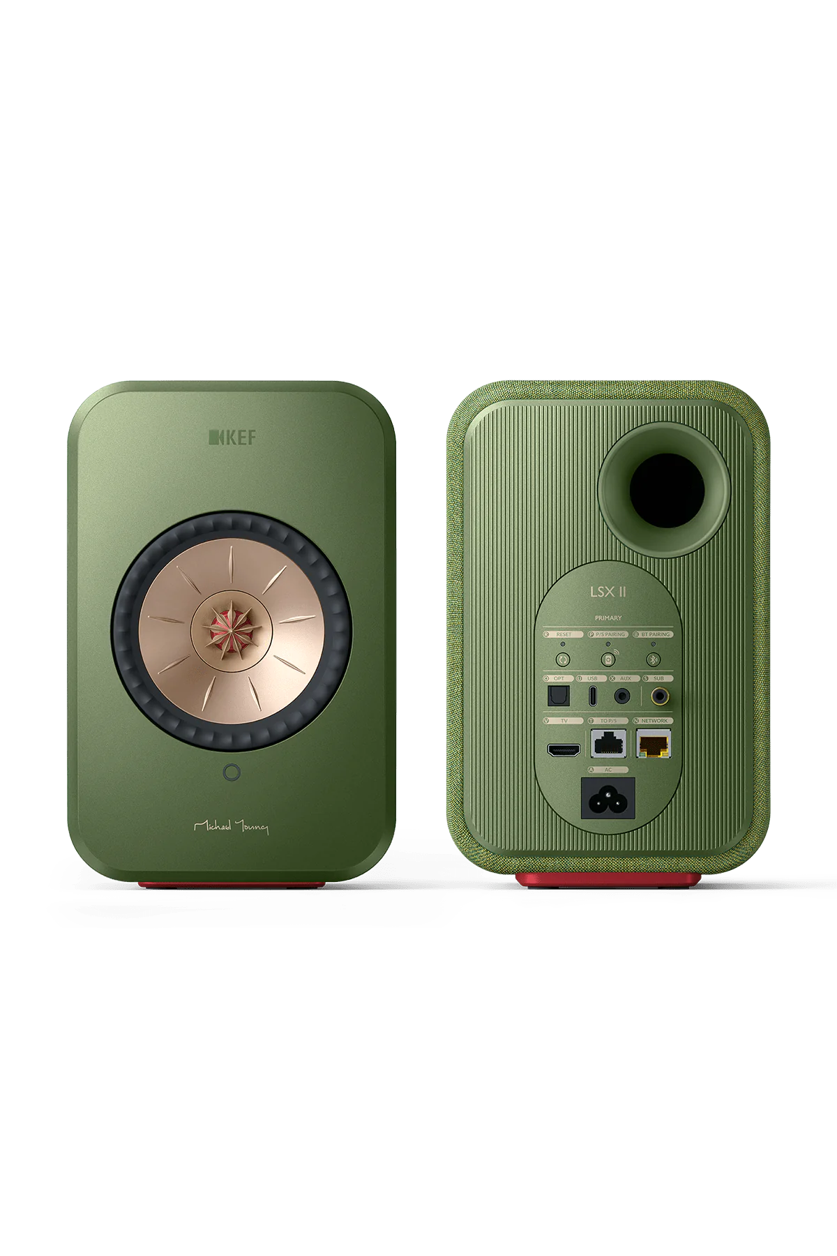 Kef LSX II Yeşil Wireless Aktif Hi-Fi Hoparlör