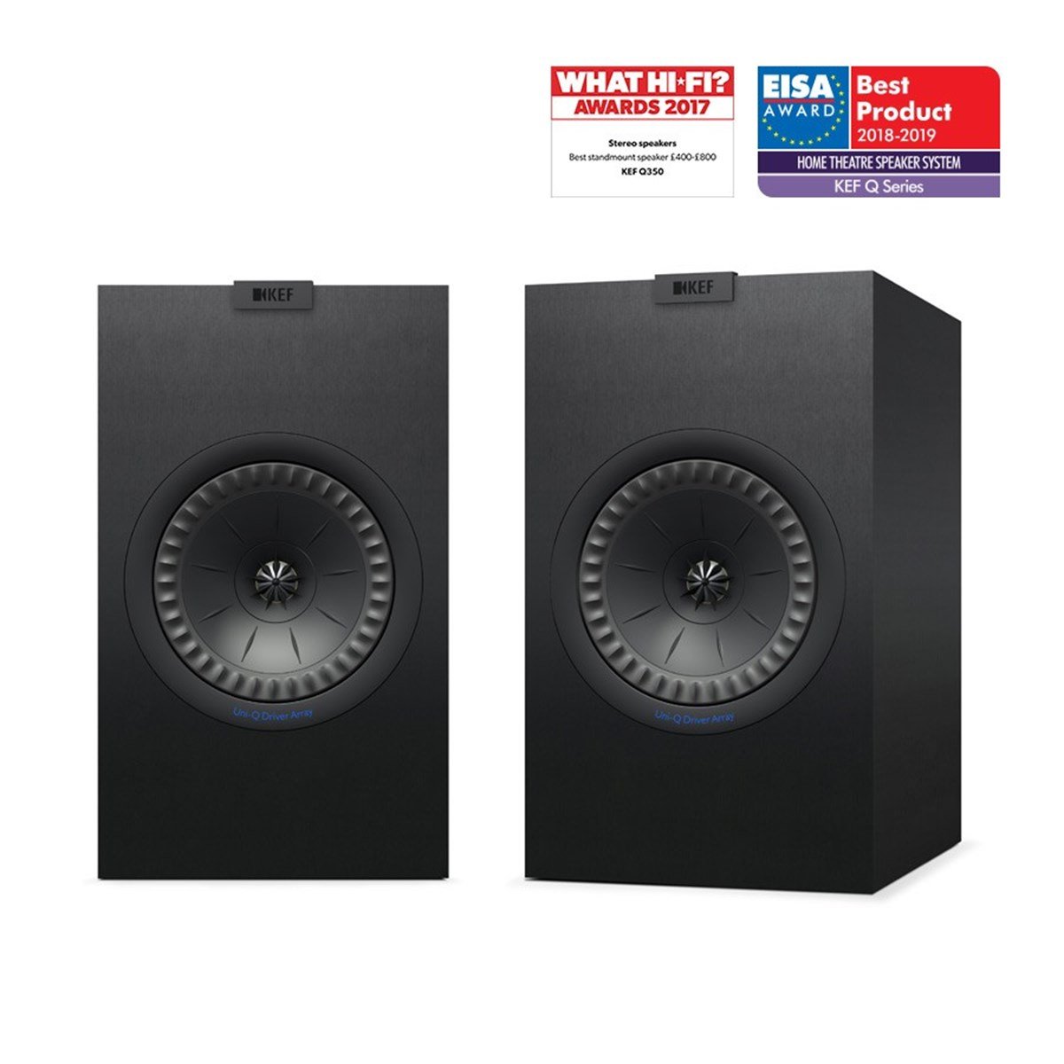 Kef Q350 Siyah Raf Tipi Hoparlör