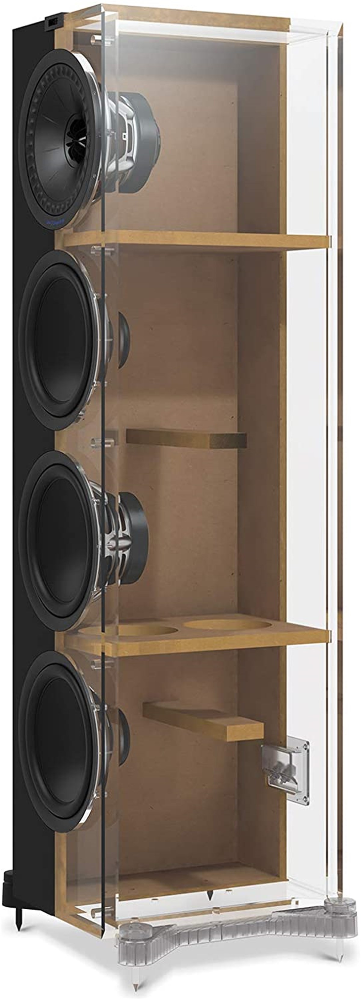 Kef Q550 Walnut Kule Hoparlör