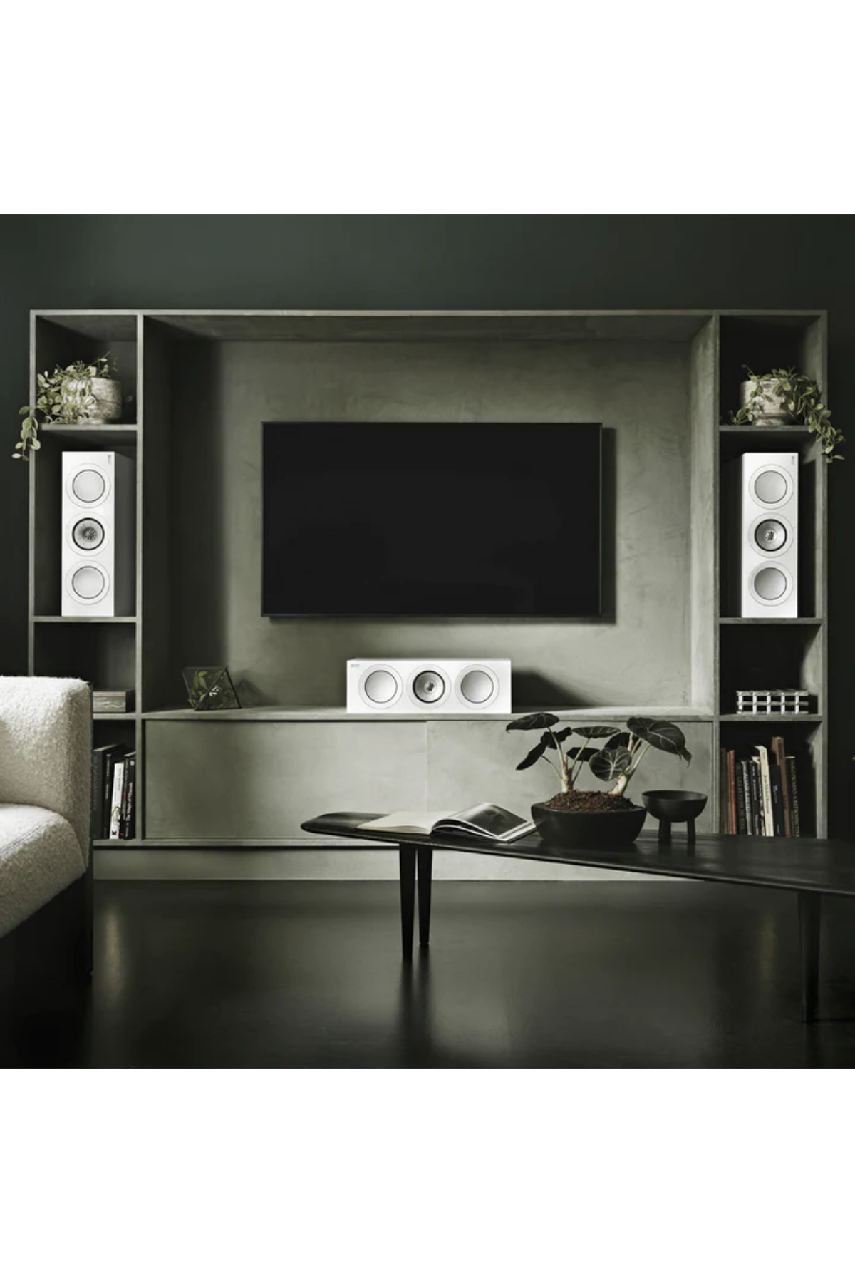 Kef R2 Meta Beyaz Hi-Fi Merkez Hoparlör