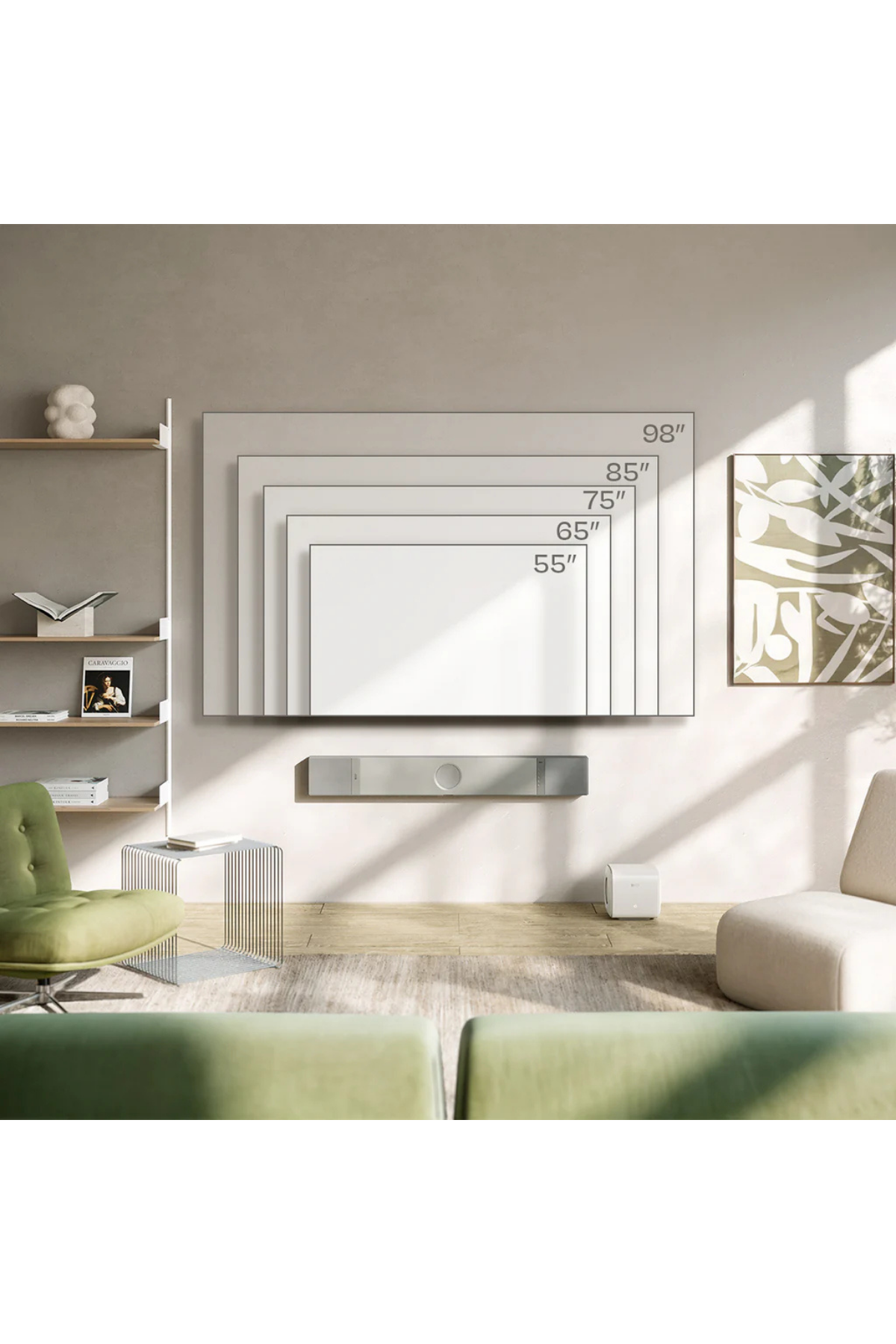 KEF XIO Premium Soundbar Gümüş – TV Ses Sistemi