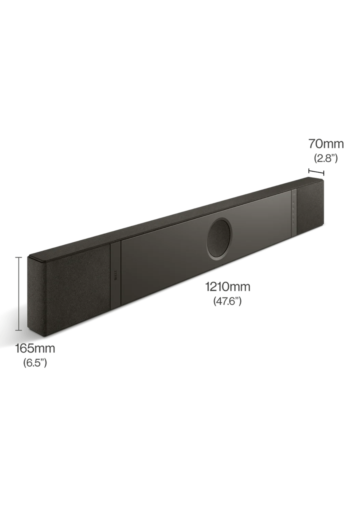 KEF XIO Premium Soundbar Siyah – TV Ses Sistemi