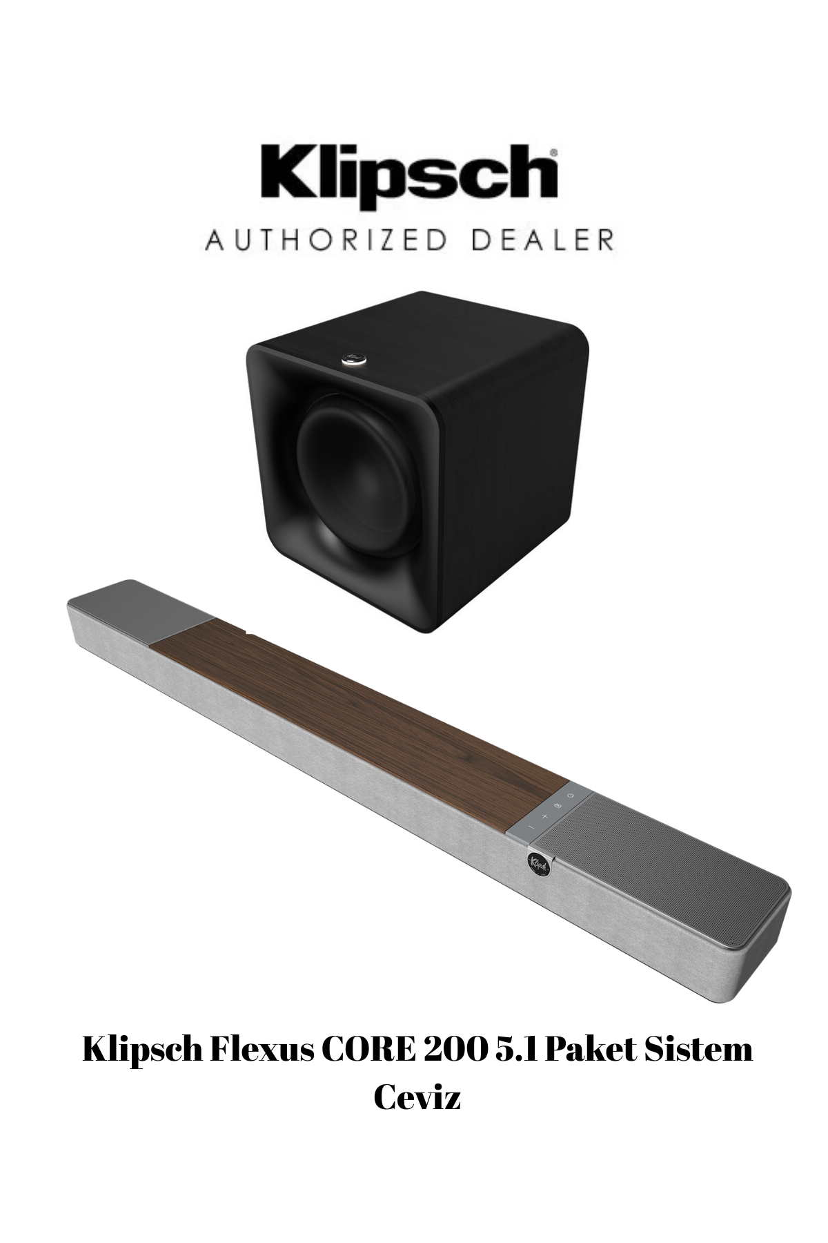 Klipsch Flexus CORE 200 5.1 Paket Sistem Ceviz