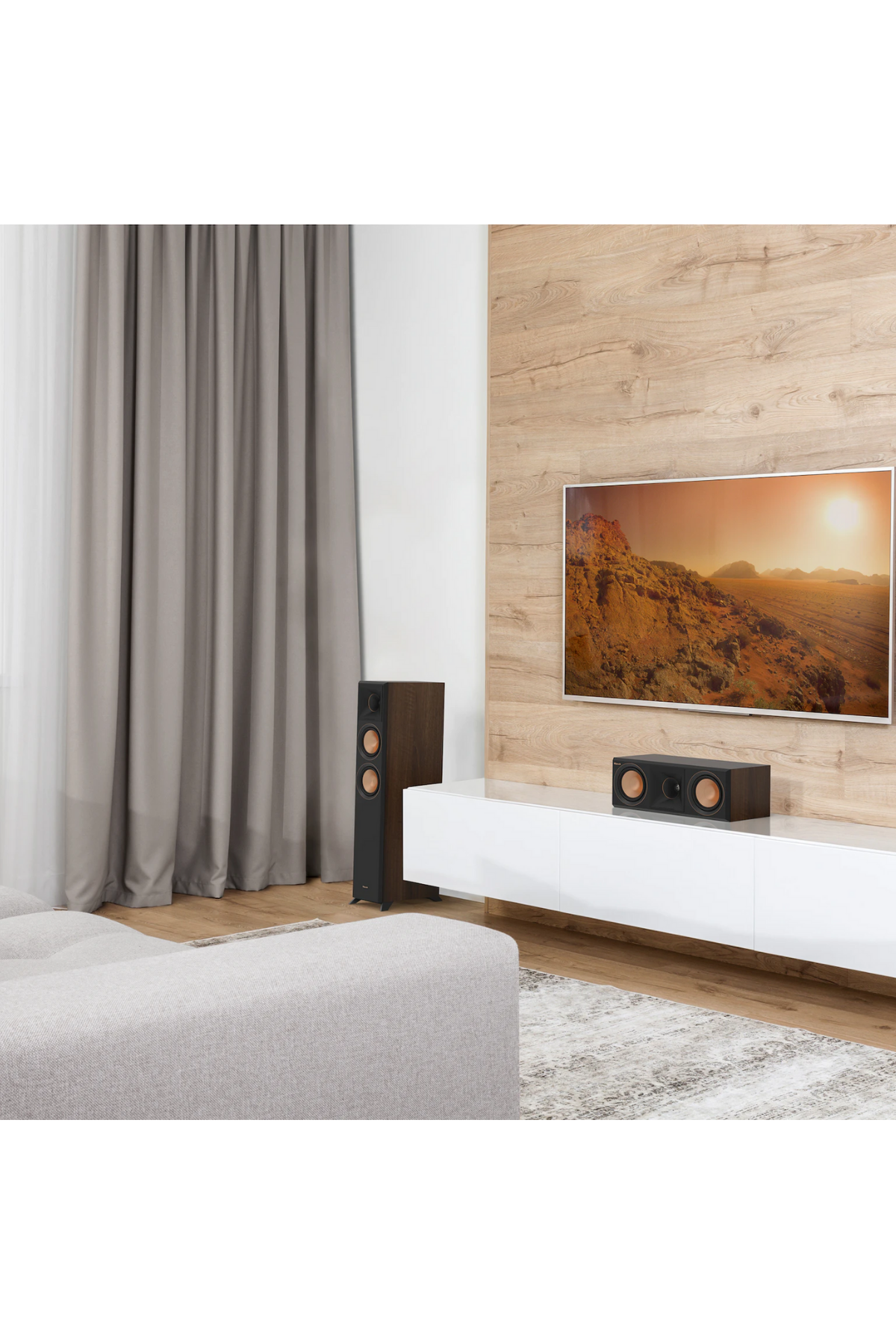 Klipsch Reference Premiere RP-5000F II Ceviz Kule Tipi Hoparlör