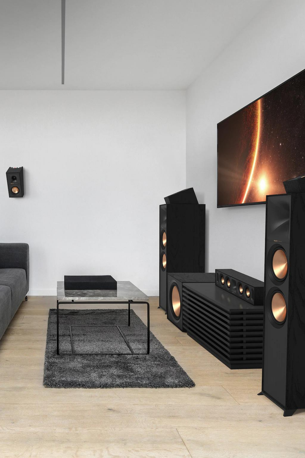 Klipsch Reference R-40SA Dolby Atmos Surround Hoparlör Siyah