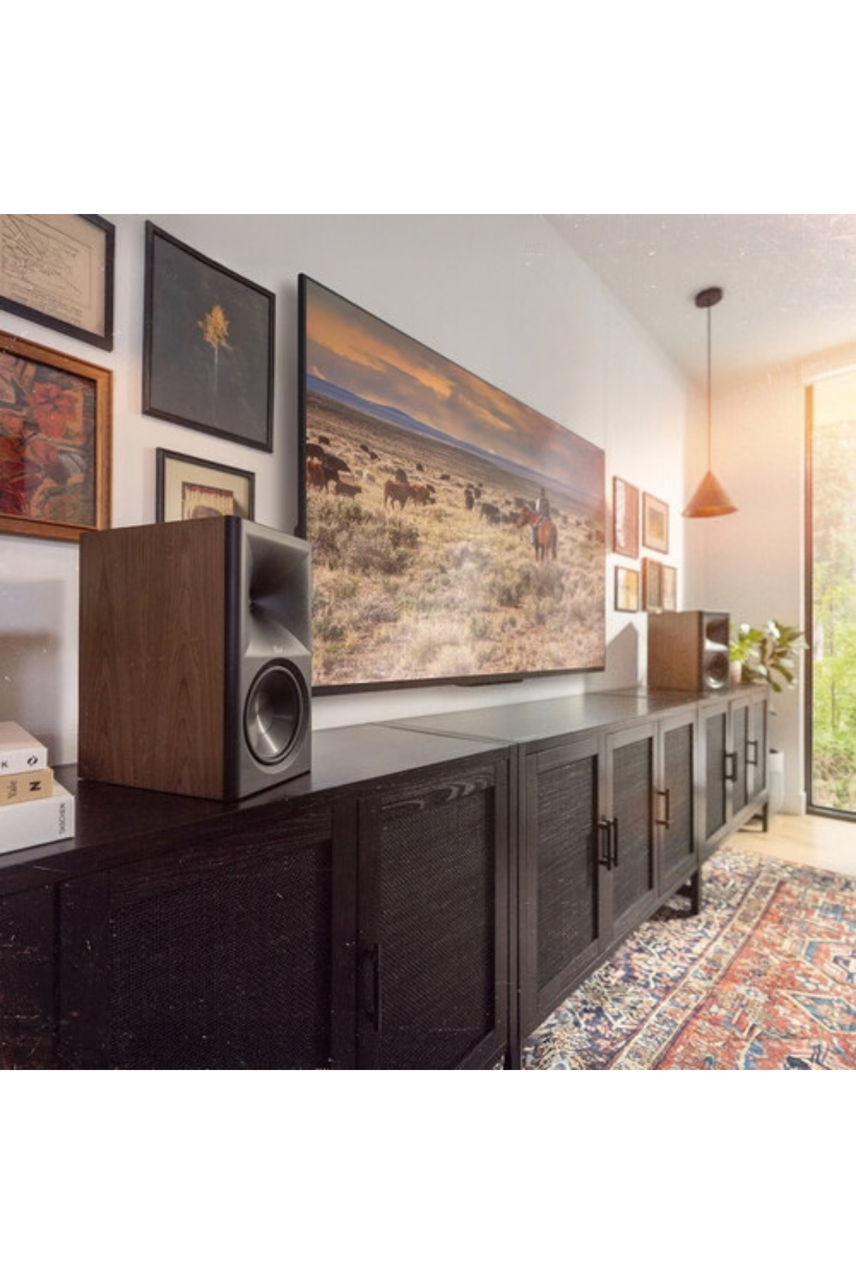 Klipsch The Sevens II Aktif Raf Tipi Hoparlör Walnut