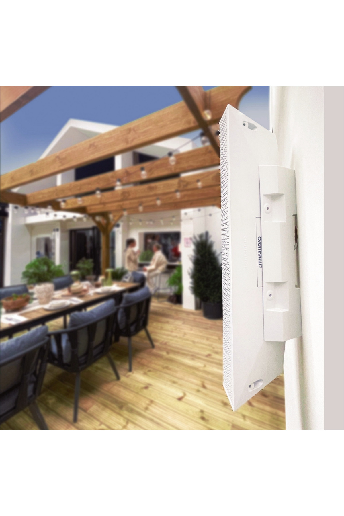 Lithe Audio IO1 Wi-Fi ve Bluetooth Hoparlör Beyaz