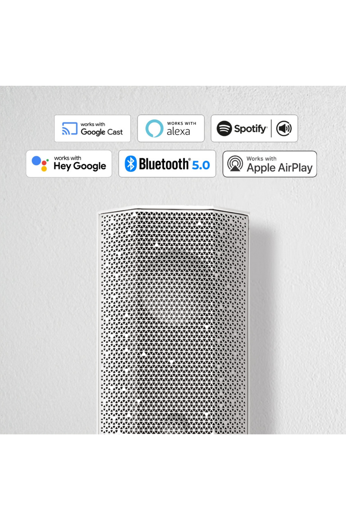 Lithe Audio IO1 Wi-Fi ve Bluetooth Hoparlör Beyaz