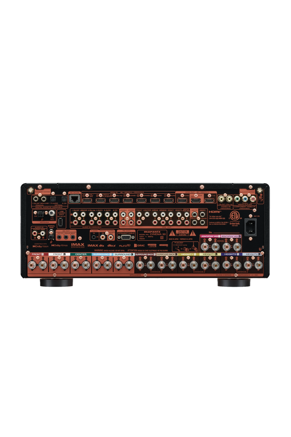 Marantz CINEMA 30 11.4 Kanal Network A/V Receiver Siyah