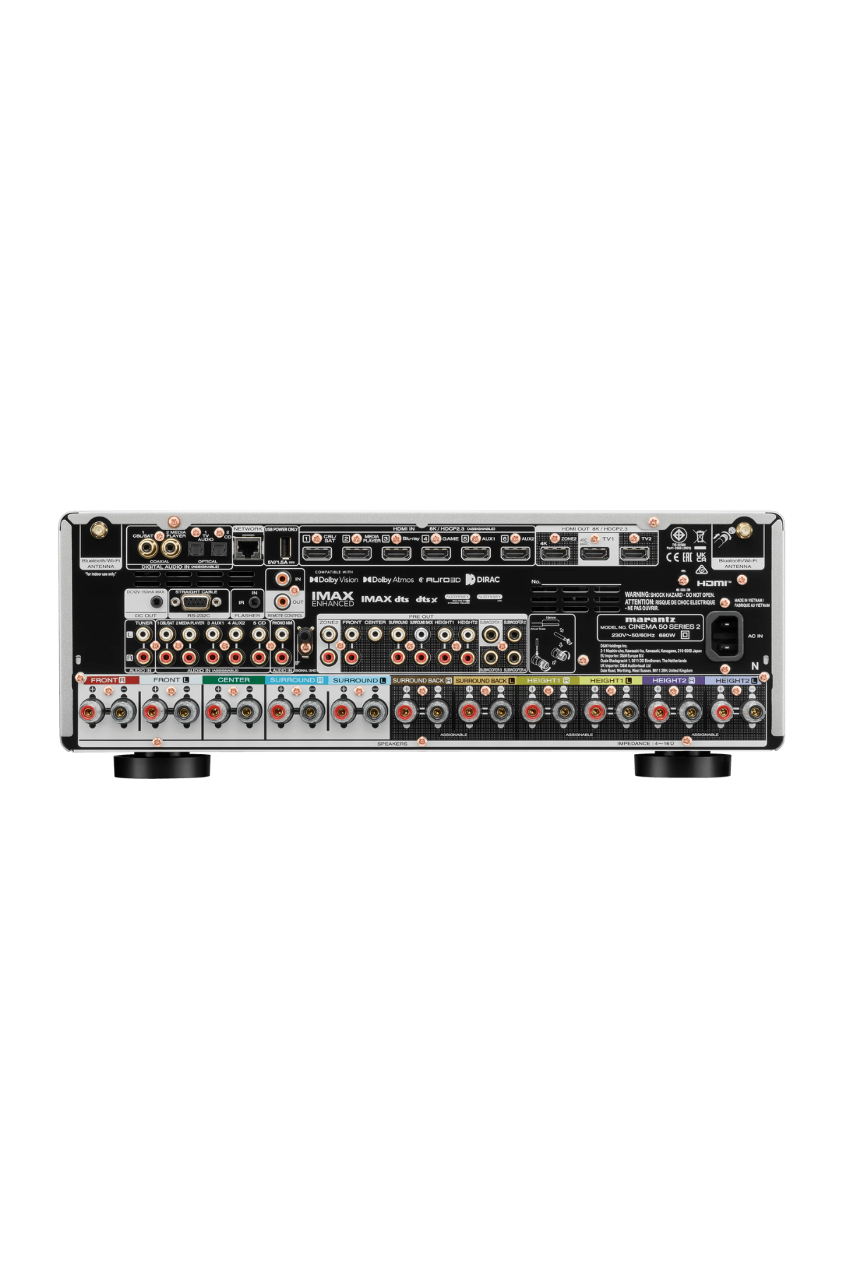 Marantz CINEMA 50 Series 2 A/V Receiver Silver-Gold
