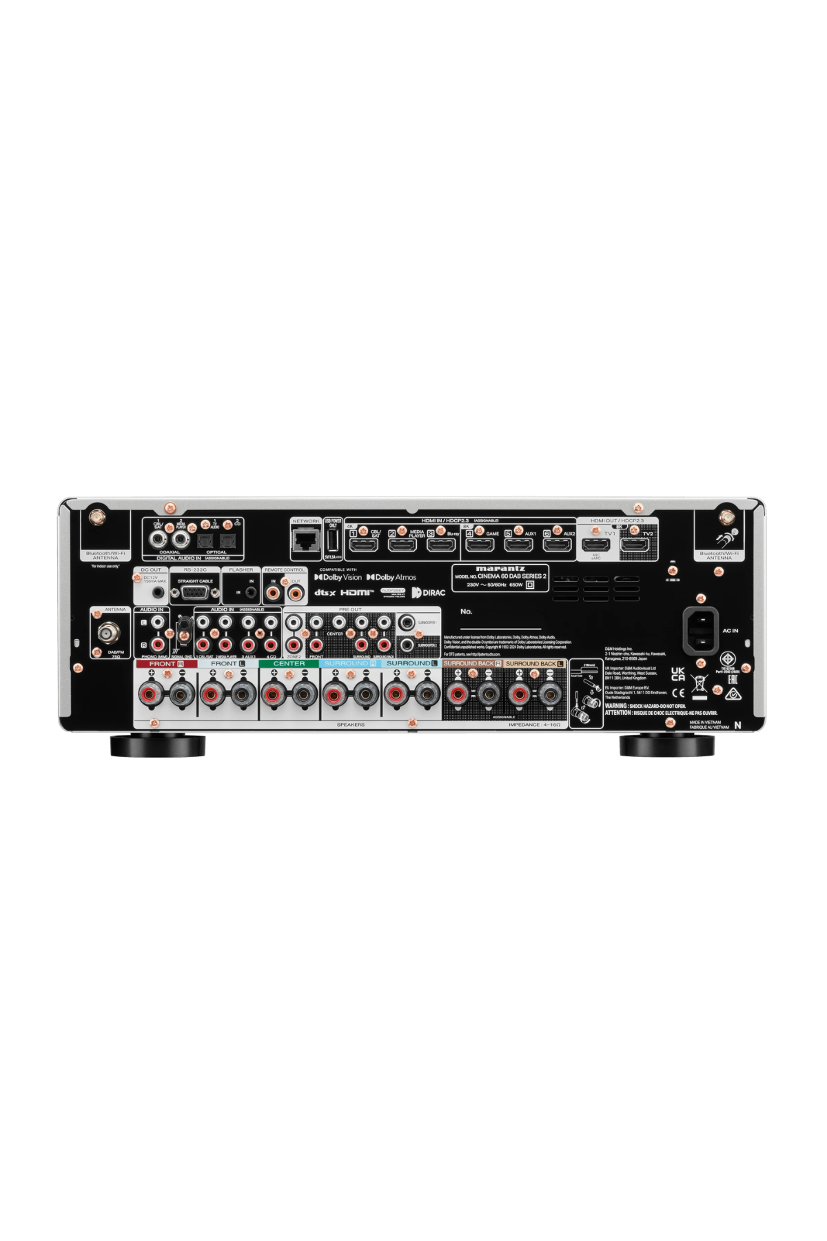 Marantz CINEMA 60 DAB Series 2 A/V Receiver Silver Gold