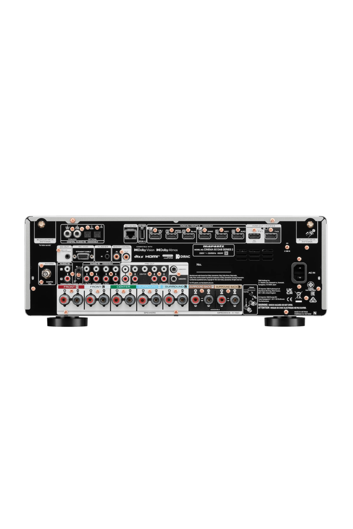 Marantz CINEMA 60 Series 2 A/V Receiver Silver-Gold