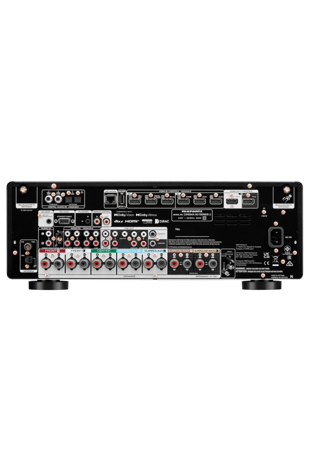 Marantz CINEMA 60 Series 2 A/V Receiver Black