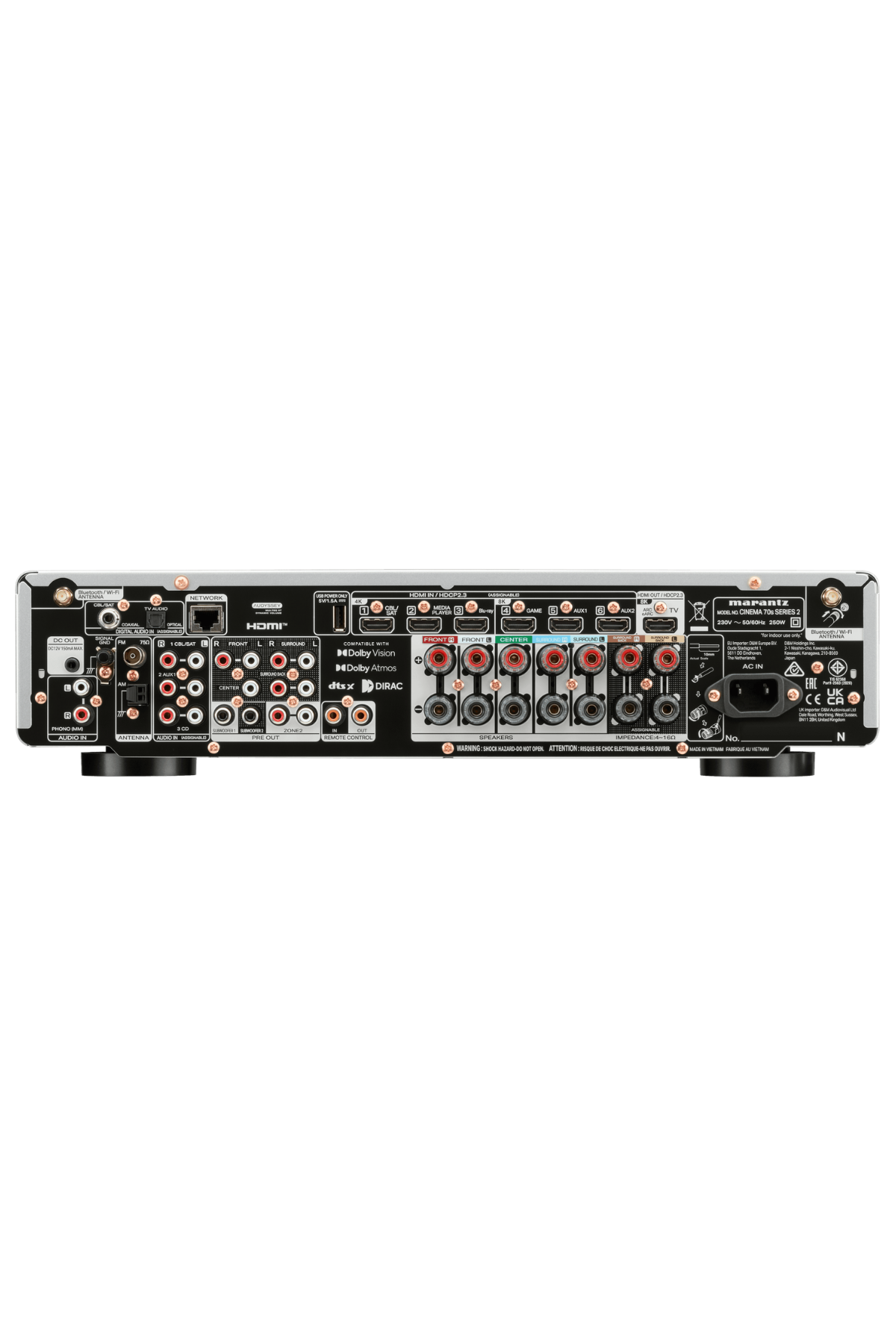 Marantz CINEMA 70s Series 2 A/V Receiver Silver-Gold