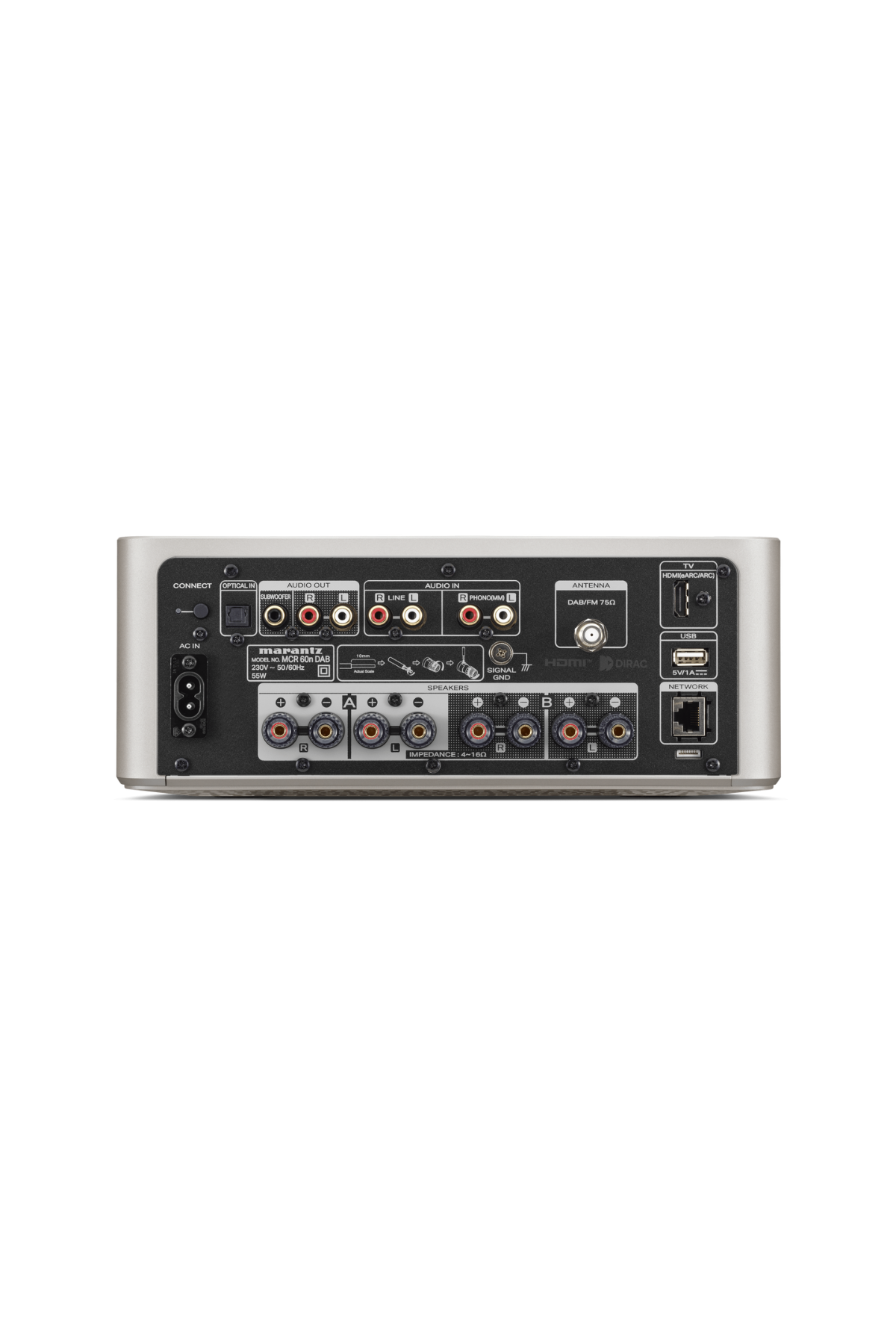 Marantz MCR 60n DAB Hi-Fi Sistem Champagne Gold