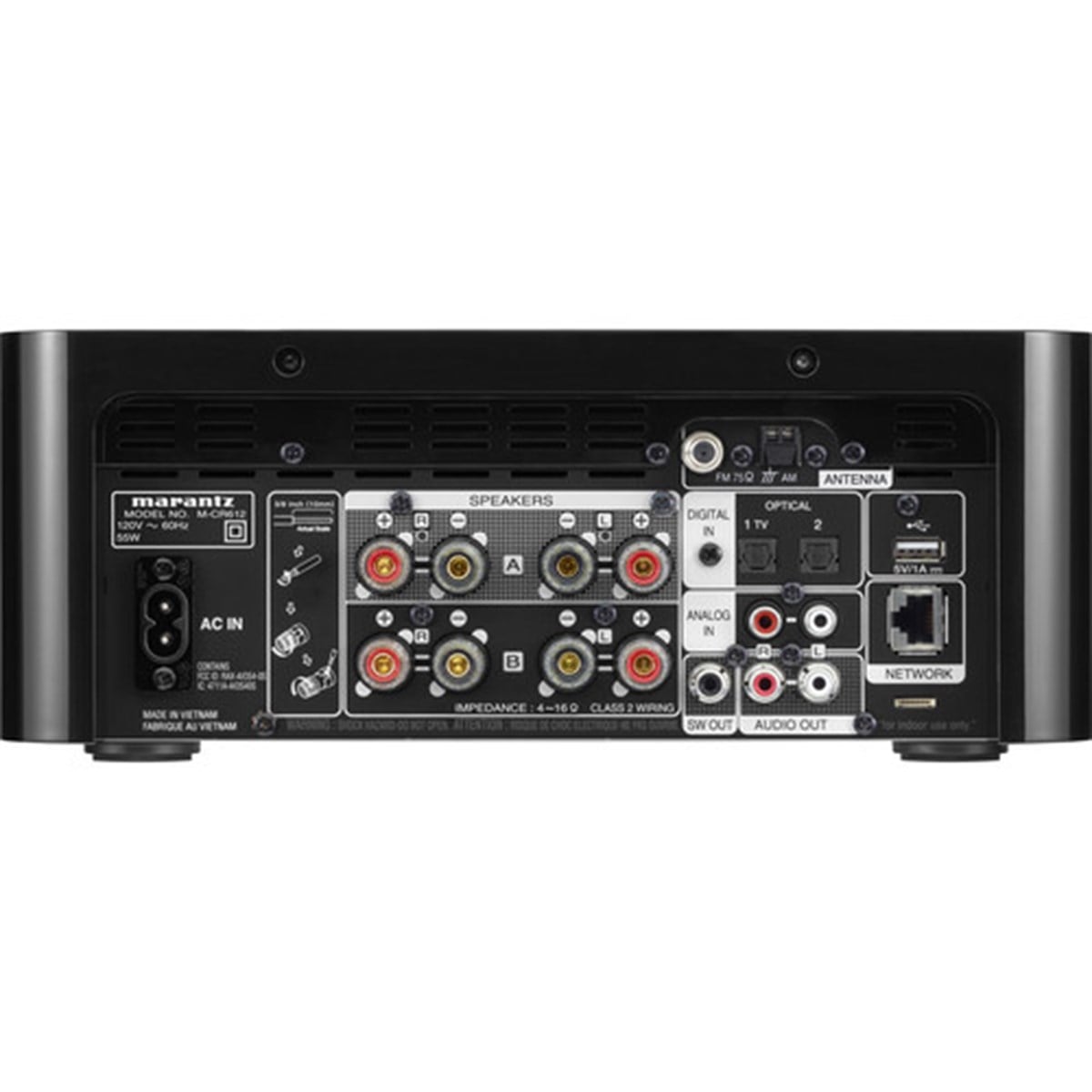 Marantz Melody M-CR612 Siyah Stereo Amplifikatör