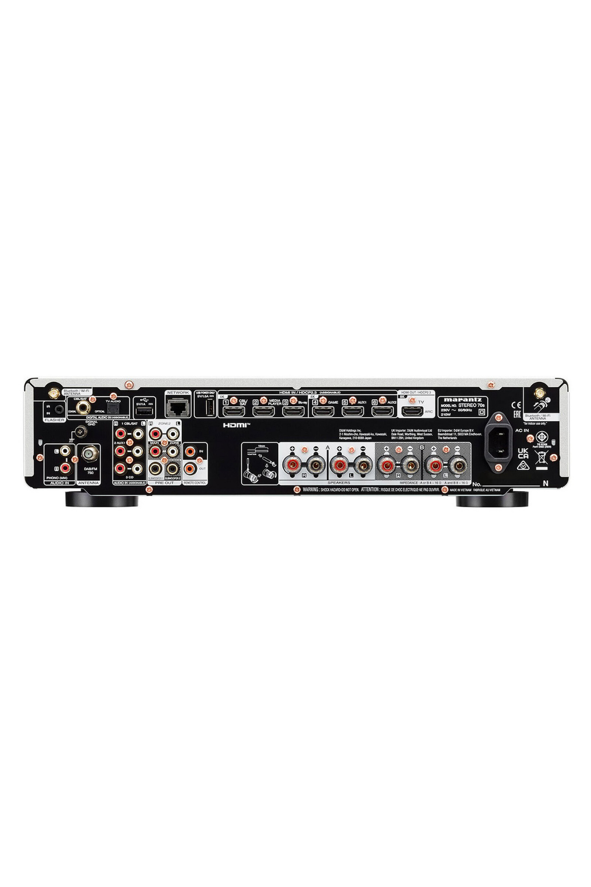 Marantz STEREO 70S 2.1 Kanal Network A/V Receiver Gümüş