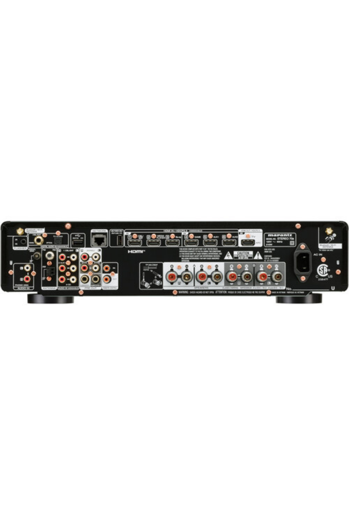 Marantz STEREO 70S 2.1 Kanal Network A/V Receiver Siyah