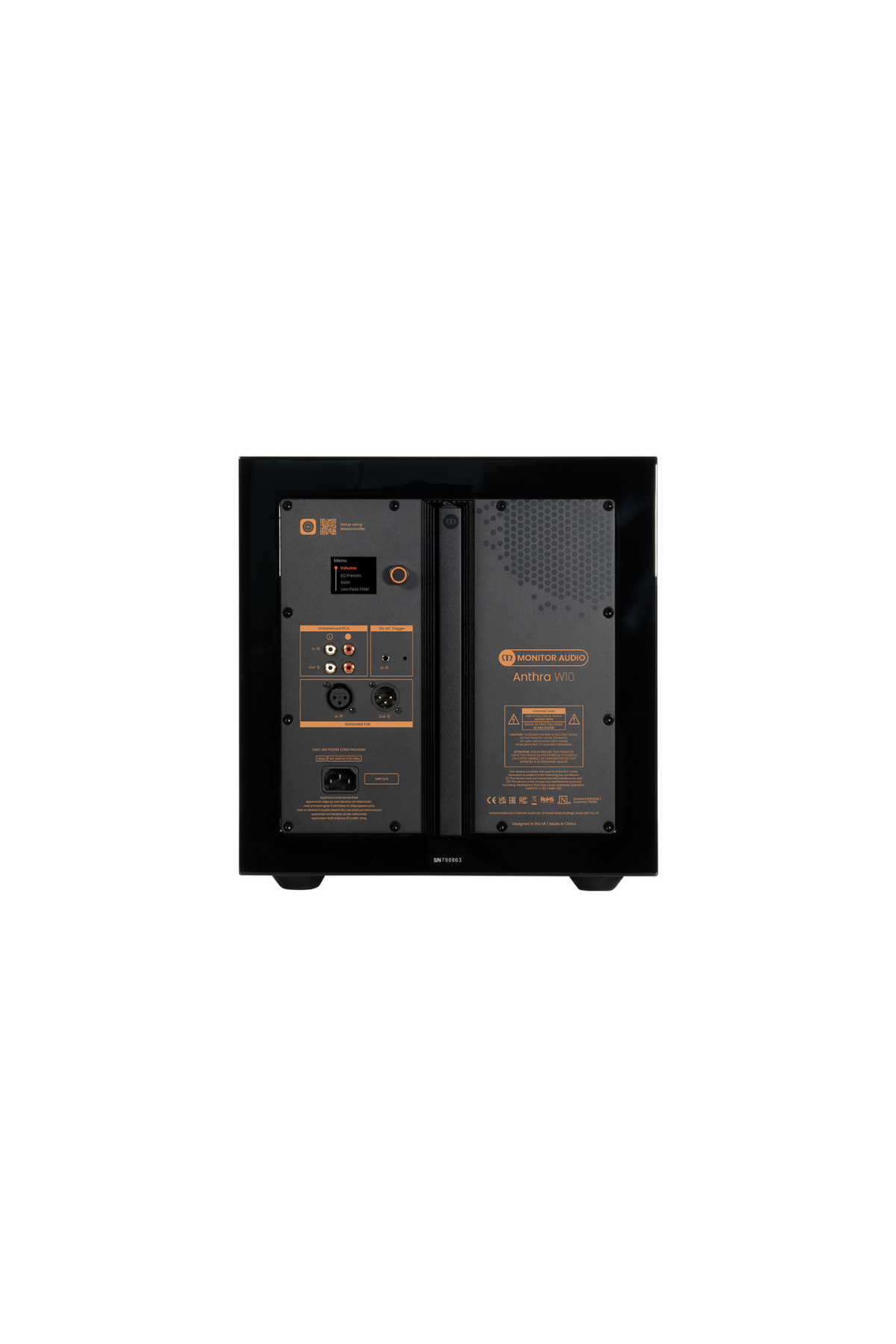 Monitor Audio Anthra W10 Siyah Subwoofer