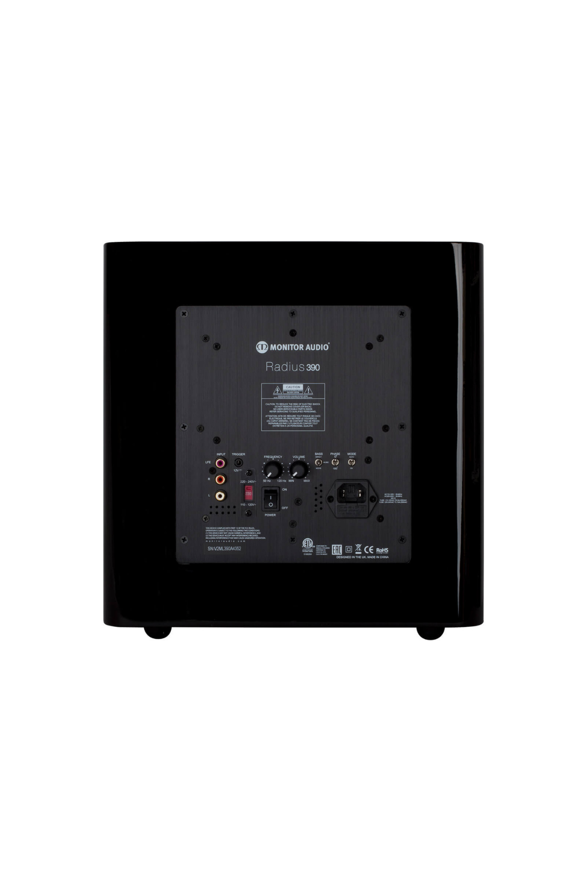 Monitor Audio Radius 390 3G Parlak Siyah Subwoofer