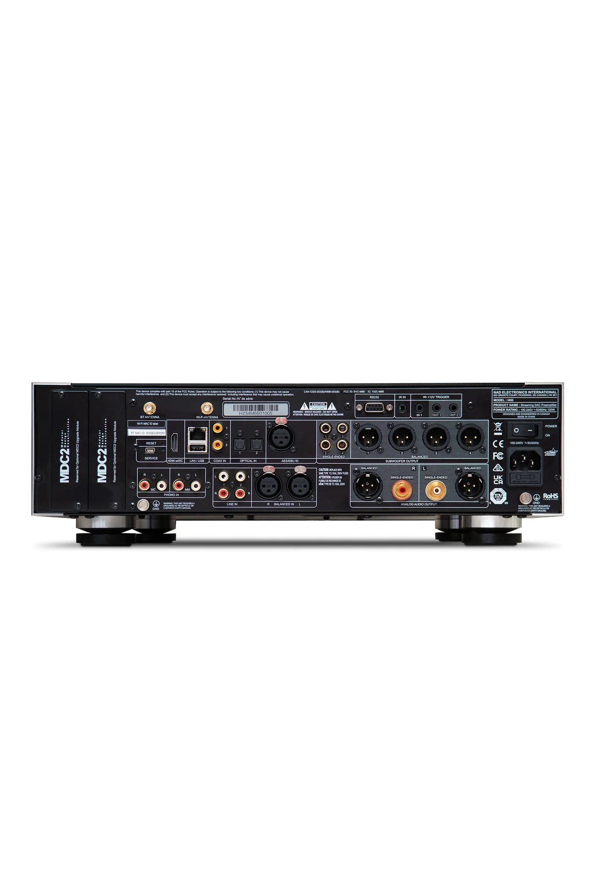 NAD M66 BluOS Streaming DAC Pre-Amplifikatör