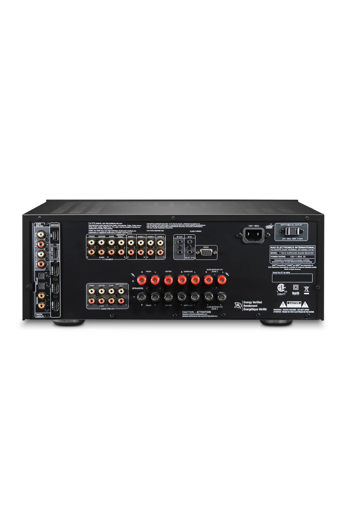 NAD T 758 V3i 7 Kanal A/V Surround Receiver