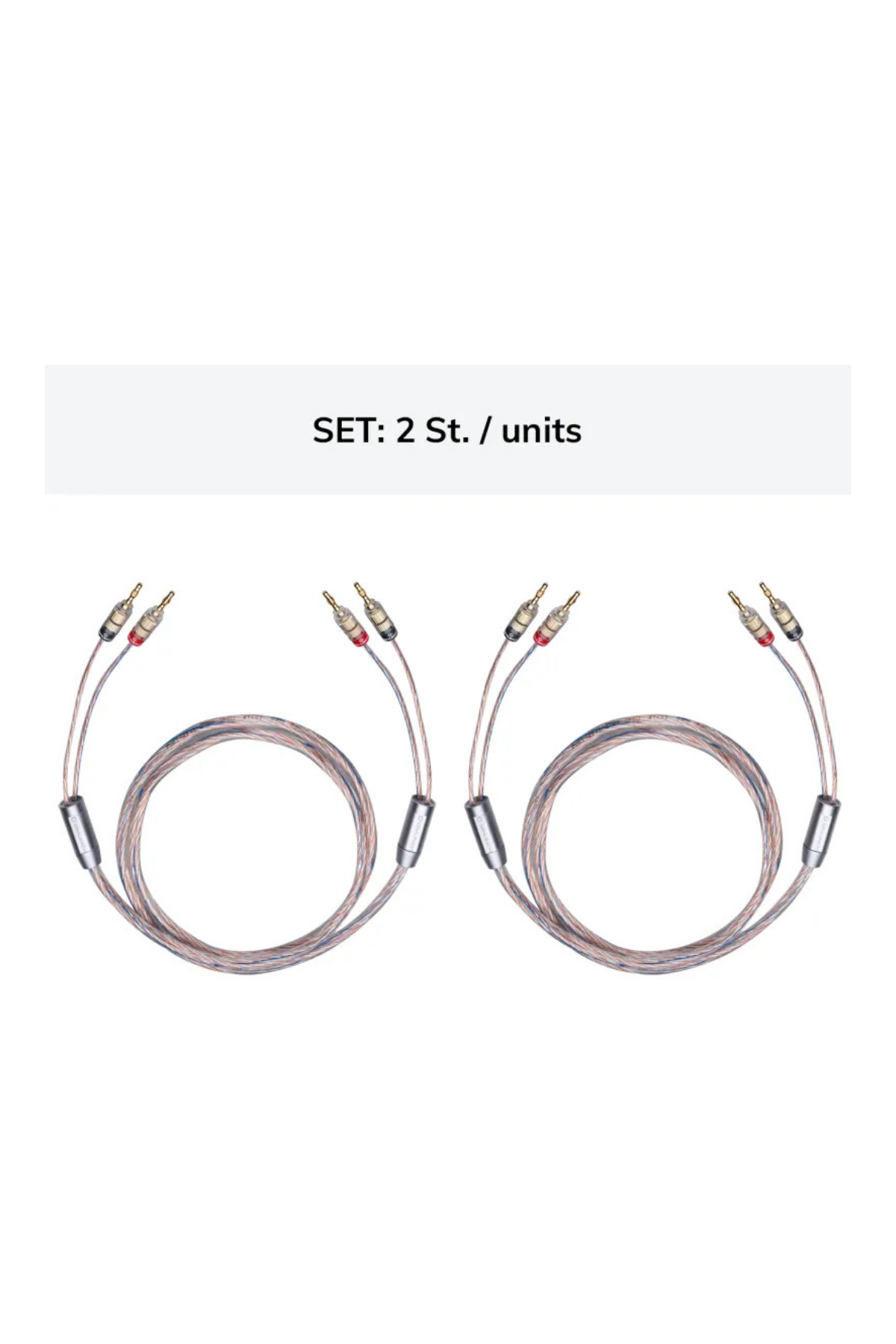 Oehlbach Twin Mix Two B 2 x 6,0 mm² Banana Uçlu Hoparlör Kablosu 3 Metre
