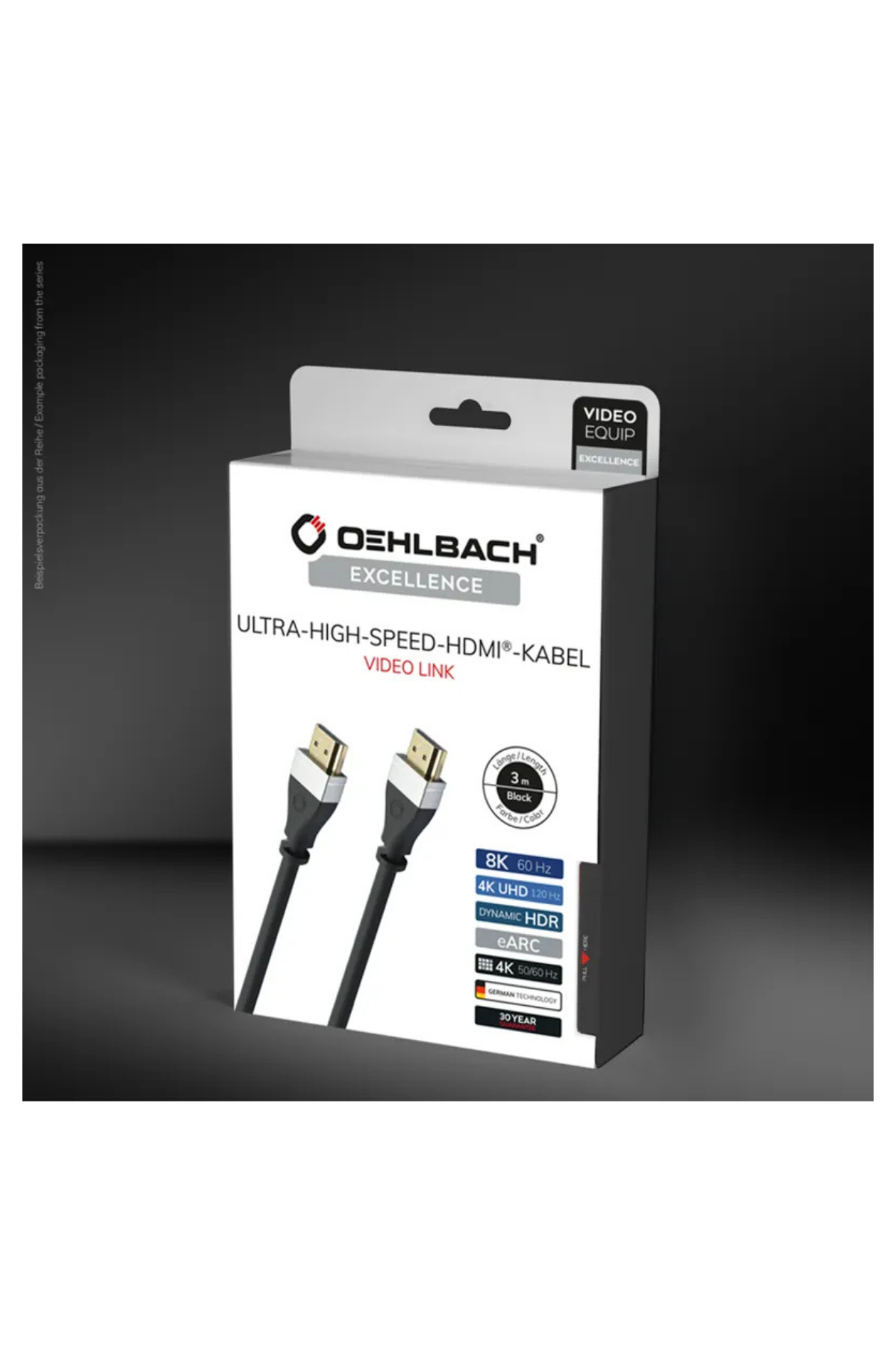 Oehlbach Video Link Ultra High Speed HDMI 2.1 8K Kablosu 2 Metre