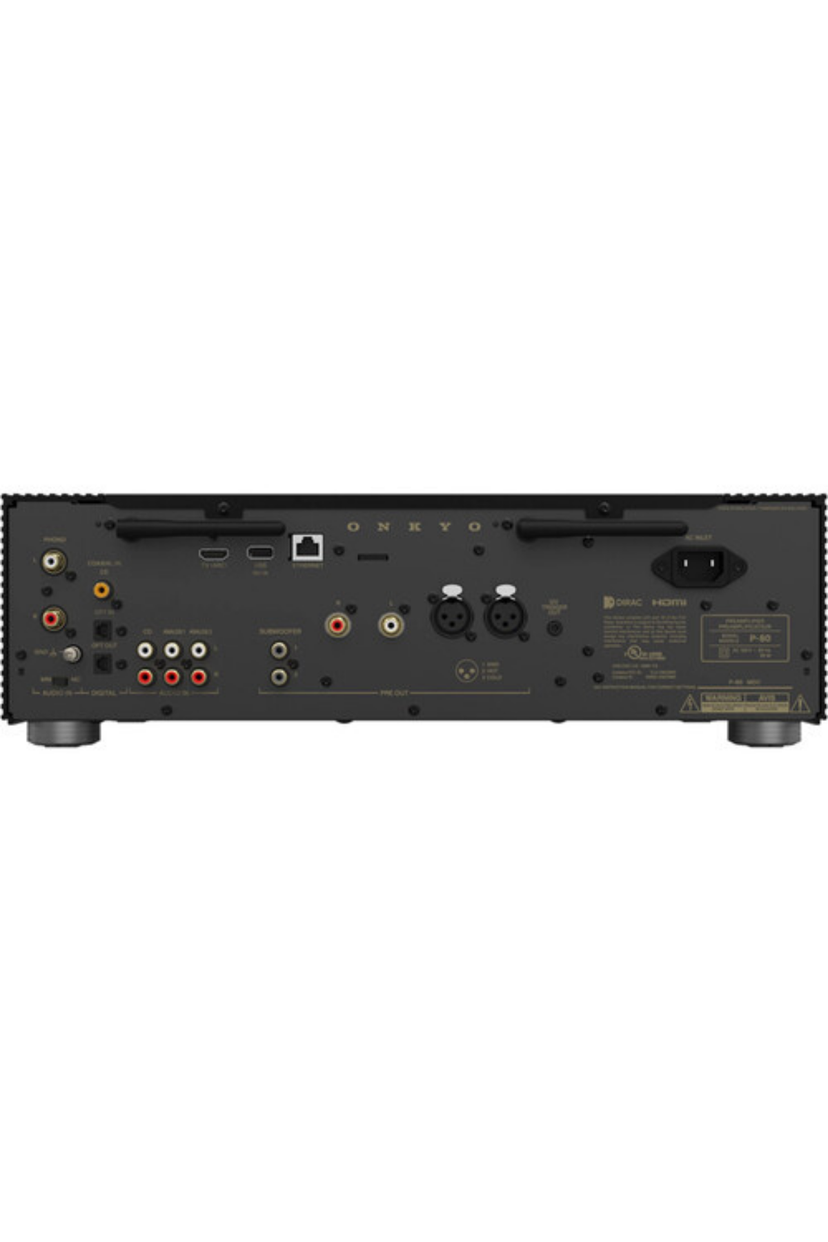 Onkyo P-80 Network Stereo Pre-Amplifikatör Black