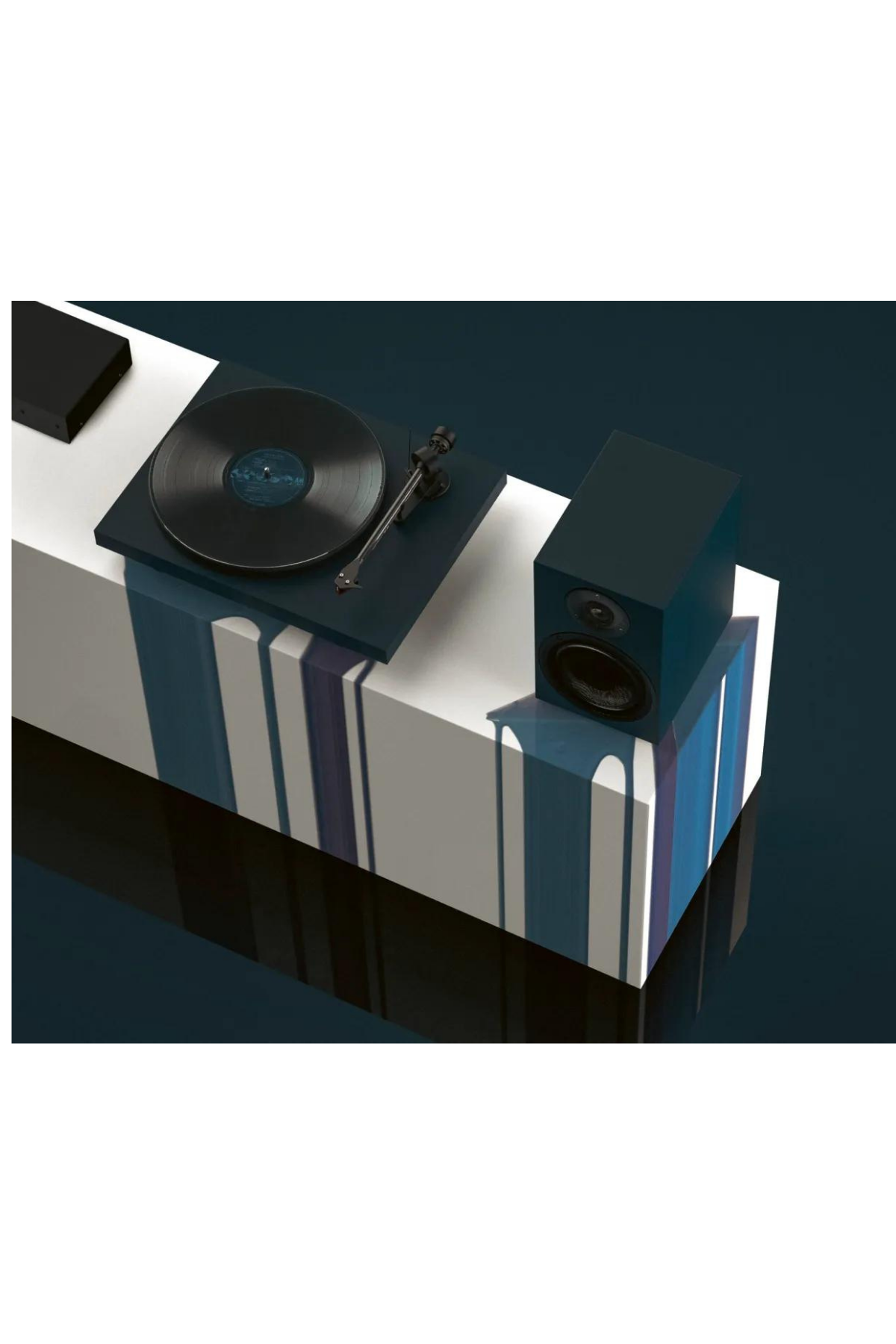 Project Audio Renkli Hepsi Bir Arada Pikap Sistem Mavi