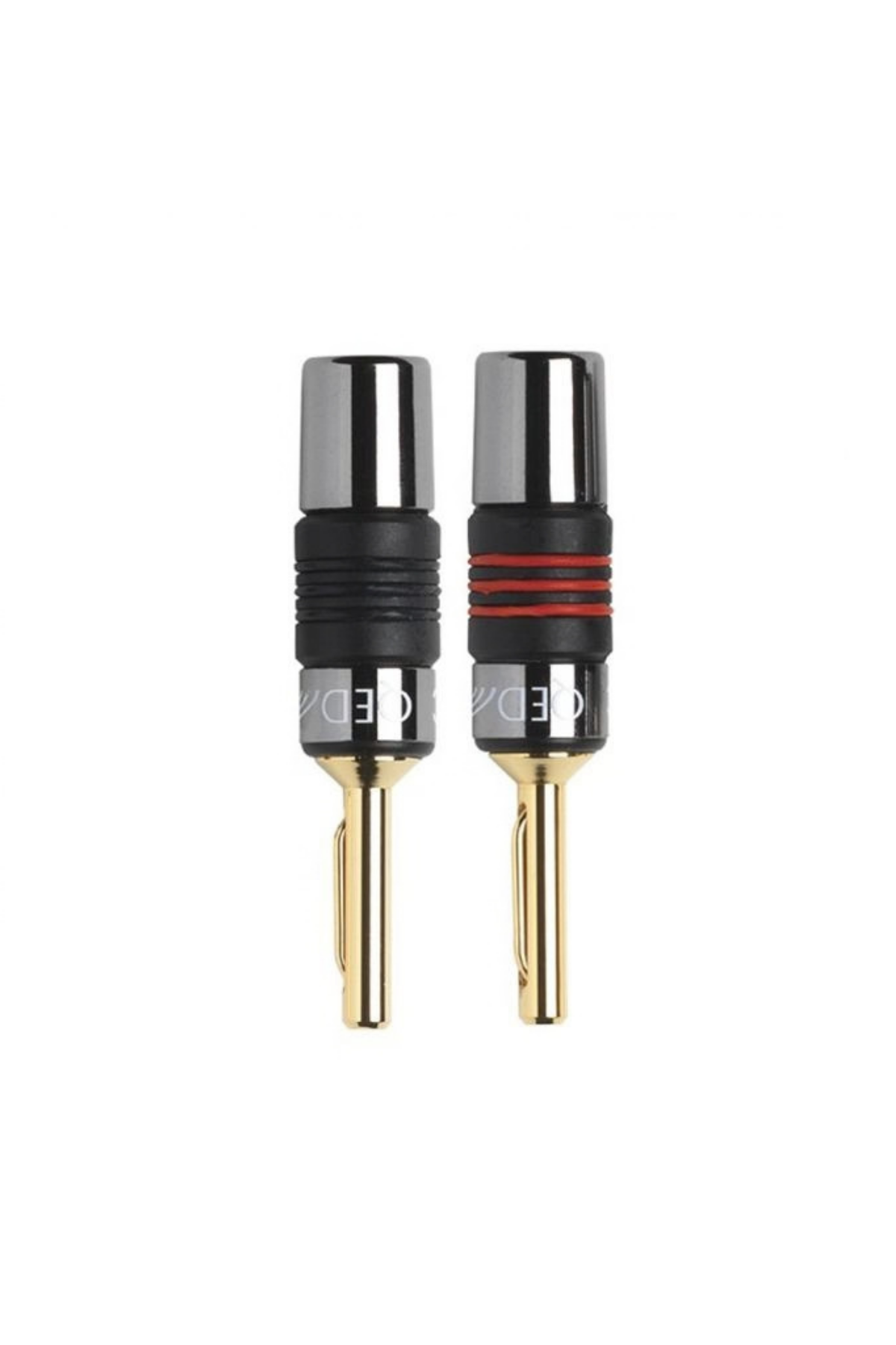 QED Airloc Metal 4mm Banana Plug Hoparlör Konnektörü Tekli