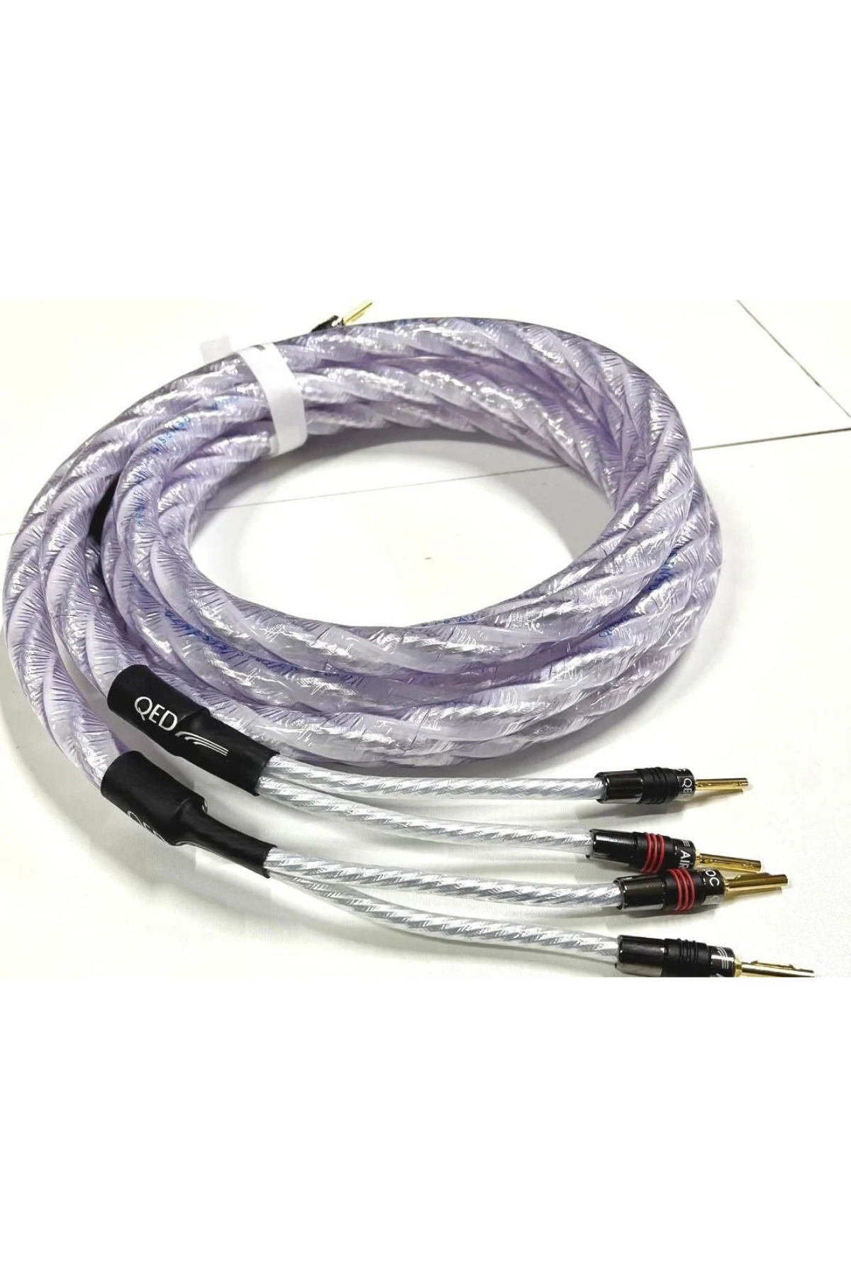 QED Genesis Silver Spiral 5,50mm² Hoparlör Kablosu 2 Metre