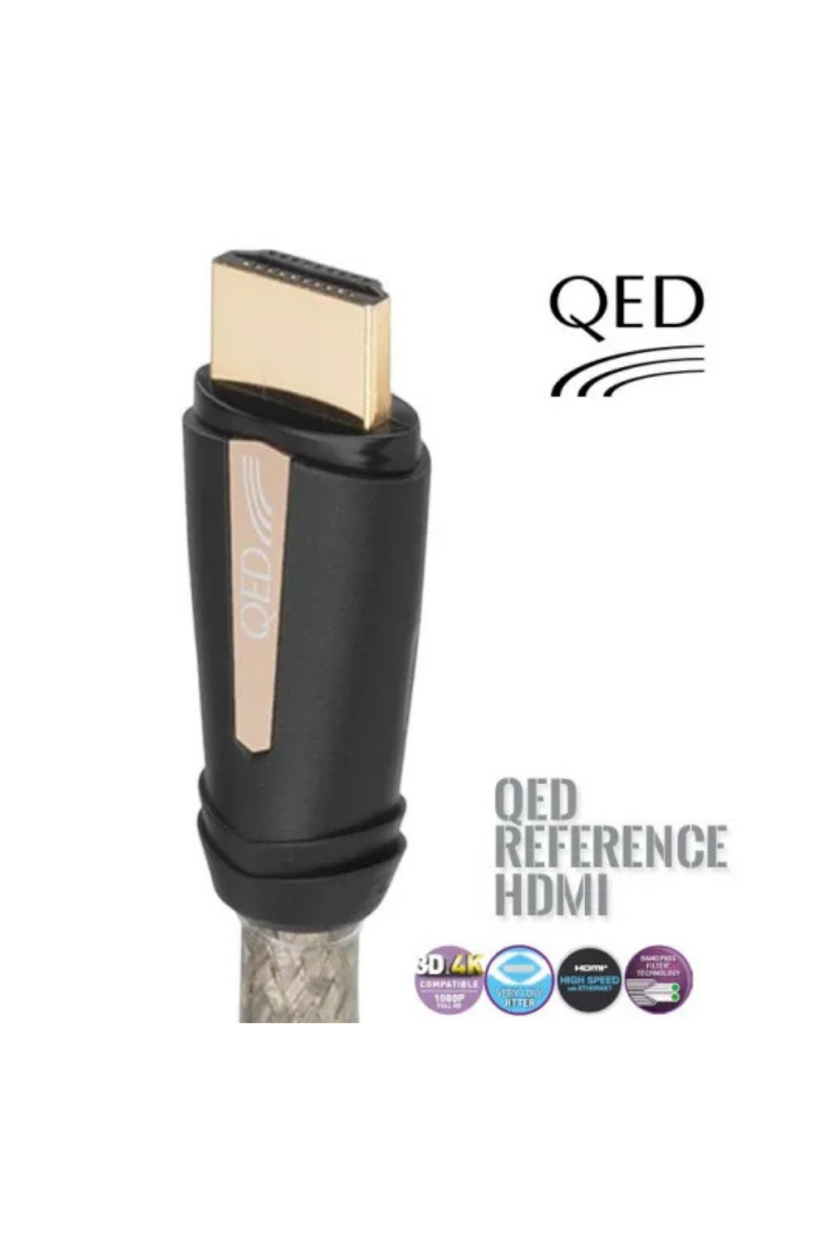 QED Reference HDMI 10.2Gbps 4K High Speed HDMI Kablosu 0.6 Metre