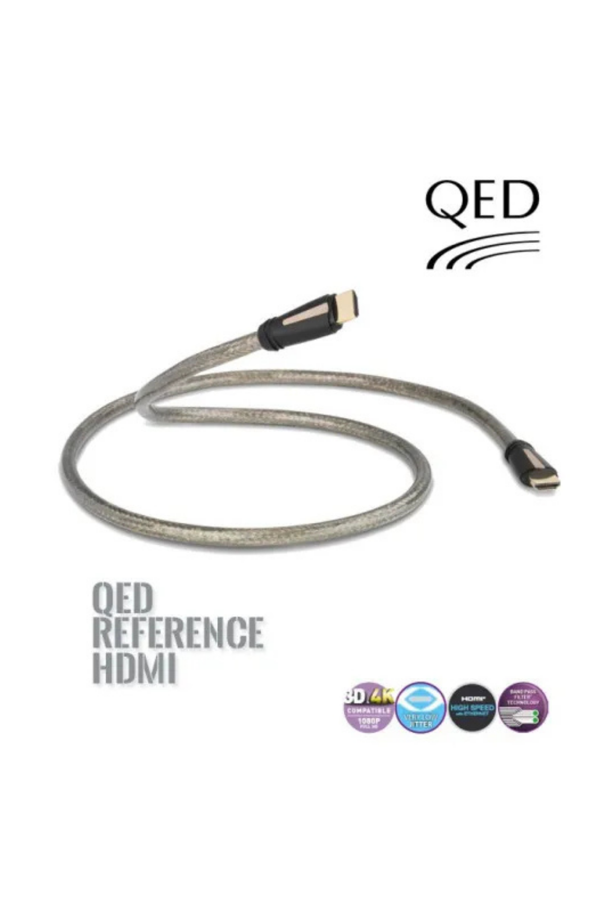 QED Reference HDMI 10.2Gbps 4K High Speed HDMI Kablosu 0.6 Metre