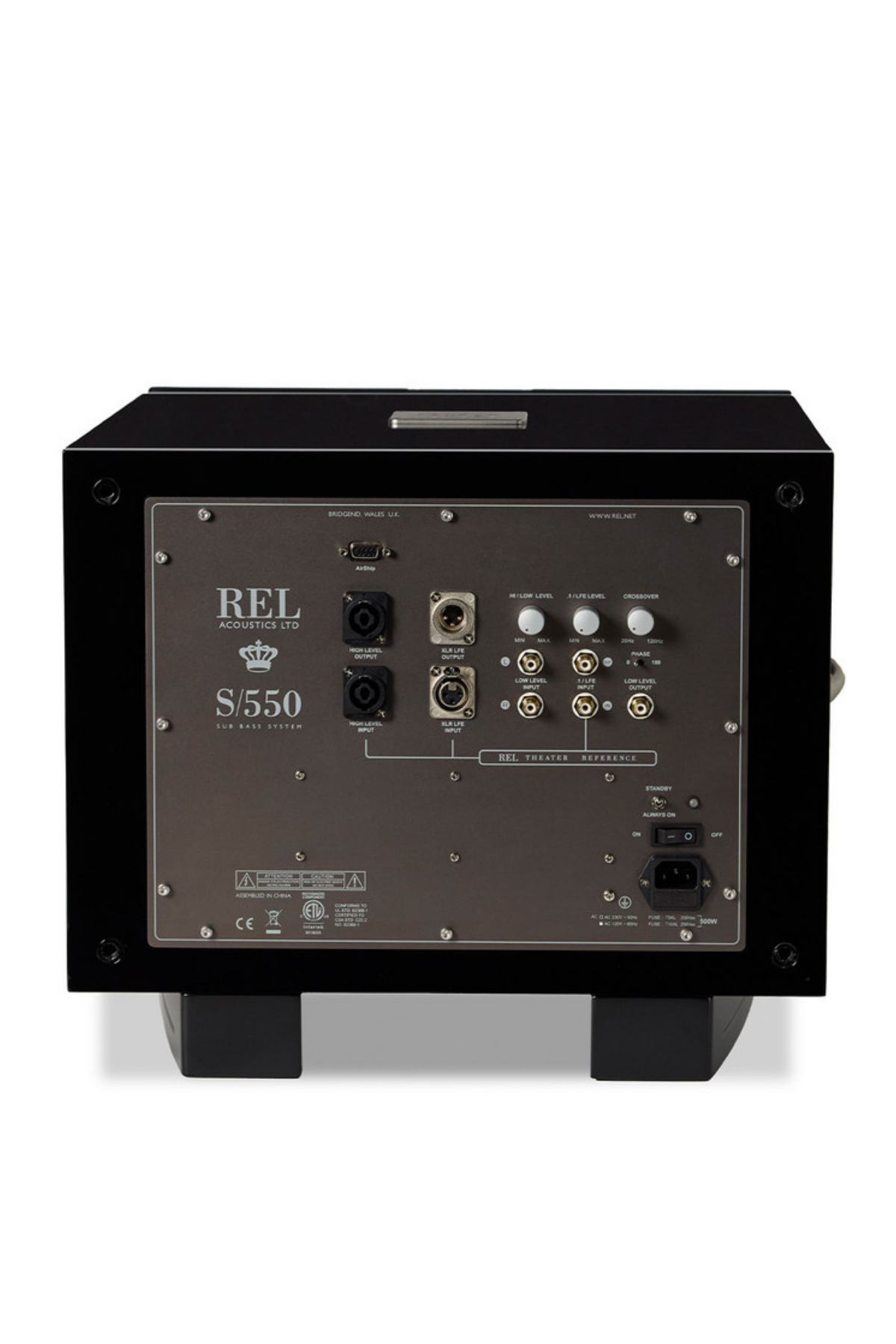 REL S/550 Aktif Subwoofer Black