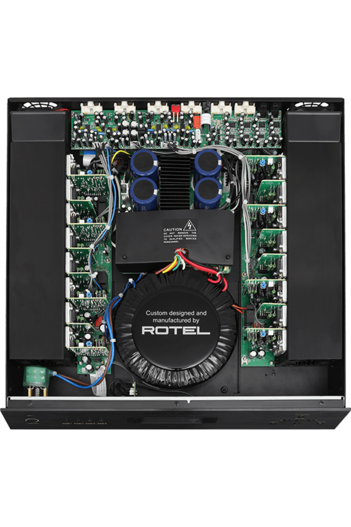 Rotel C8+ 8 Kanal Çok Bölgeli Amplifikatör Black