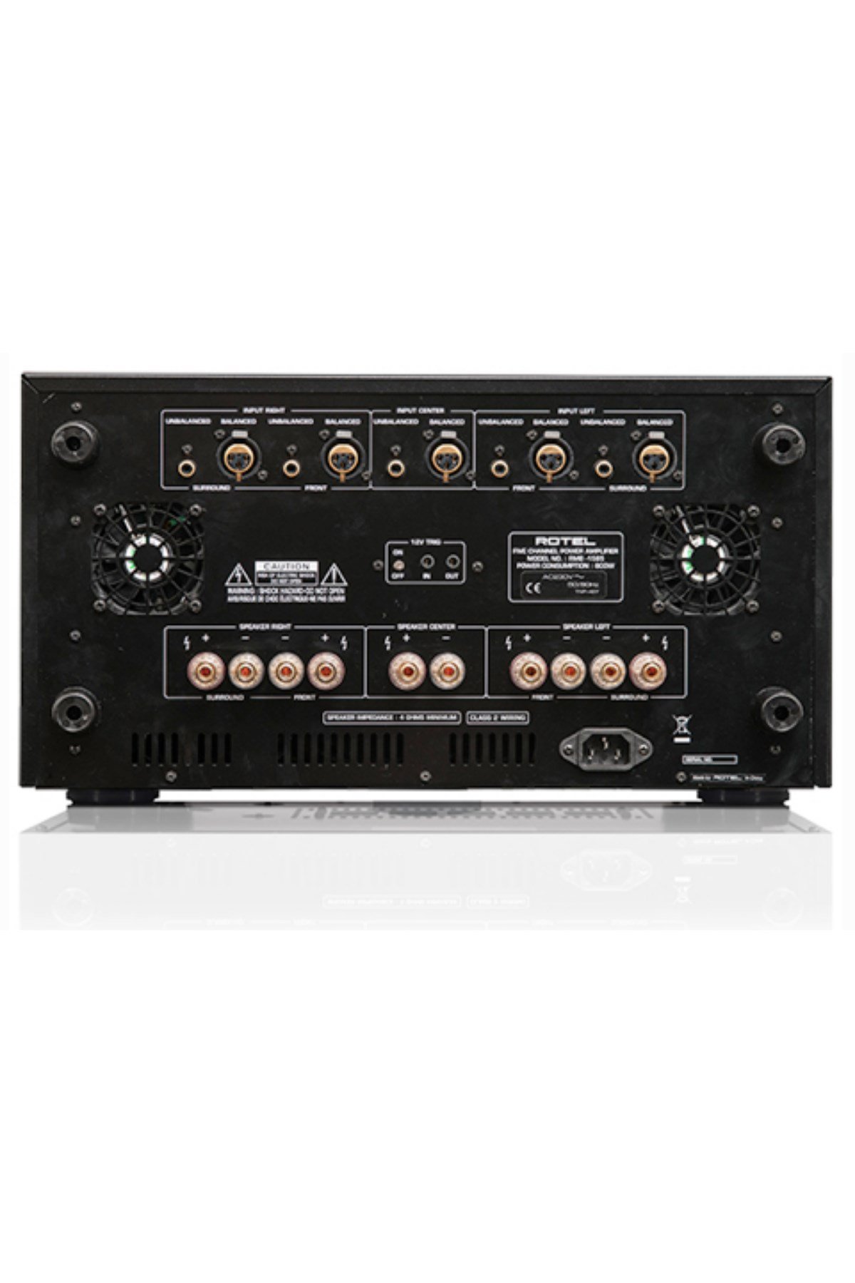 Rotel RMB-1585 Gümüş Çok Kanallı Amplifikatör