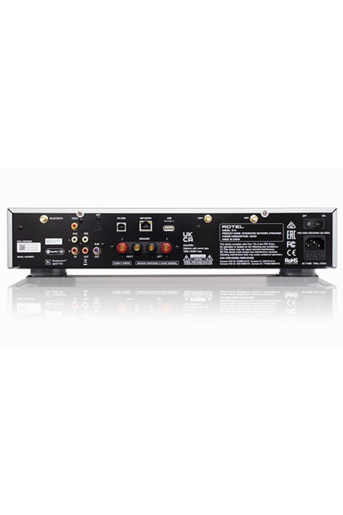 Rotel S14 Gümüş Entegre Streaming Amplifikatör