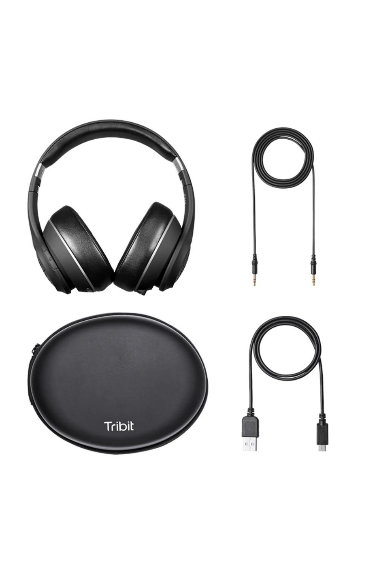 Tribit XFree Tune Mikrofonlu Kulak Üstü Bluetooth Kulaklık Siyah