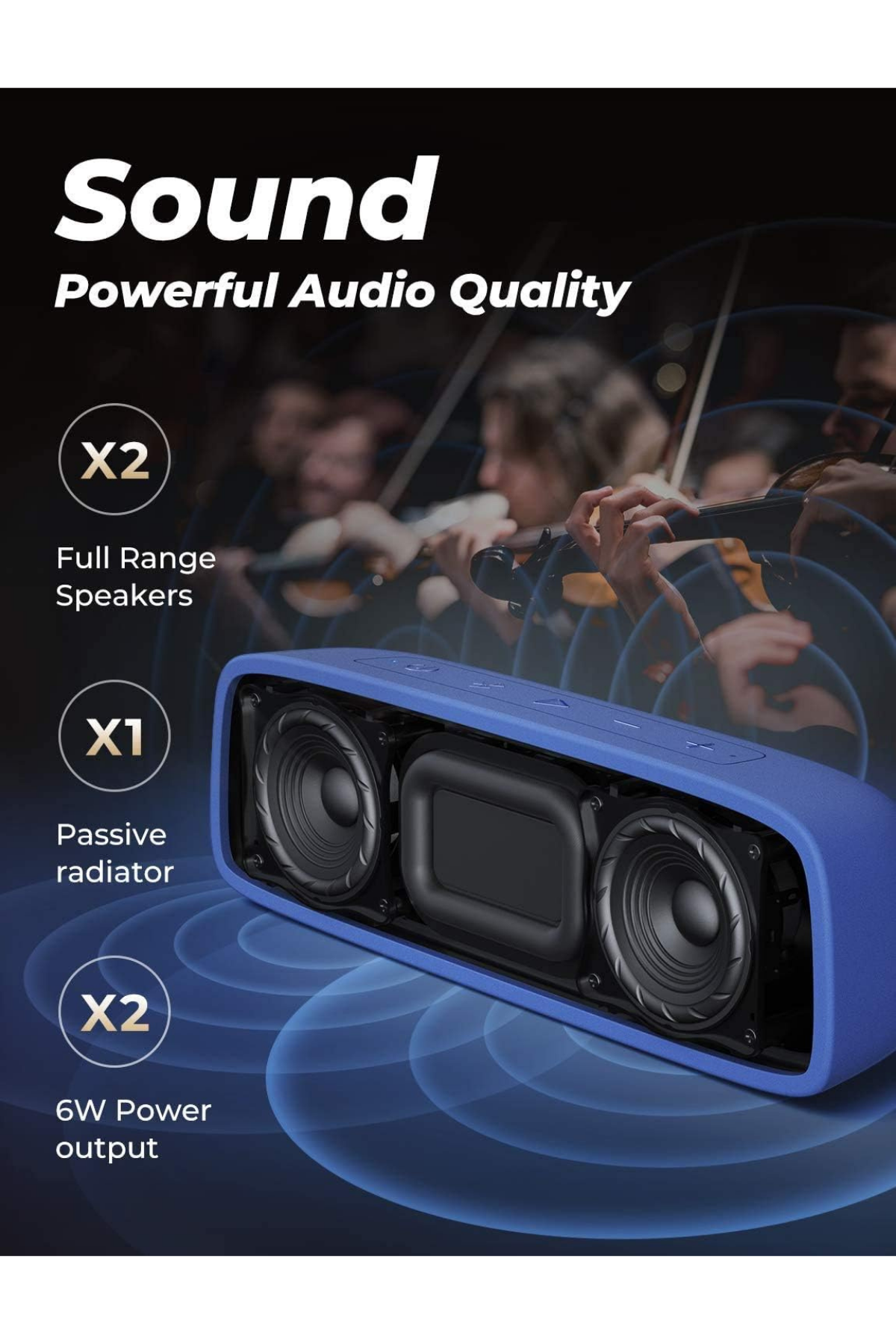 Tribit XSound Surf Bluetooth Hoparlör Mavi
