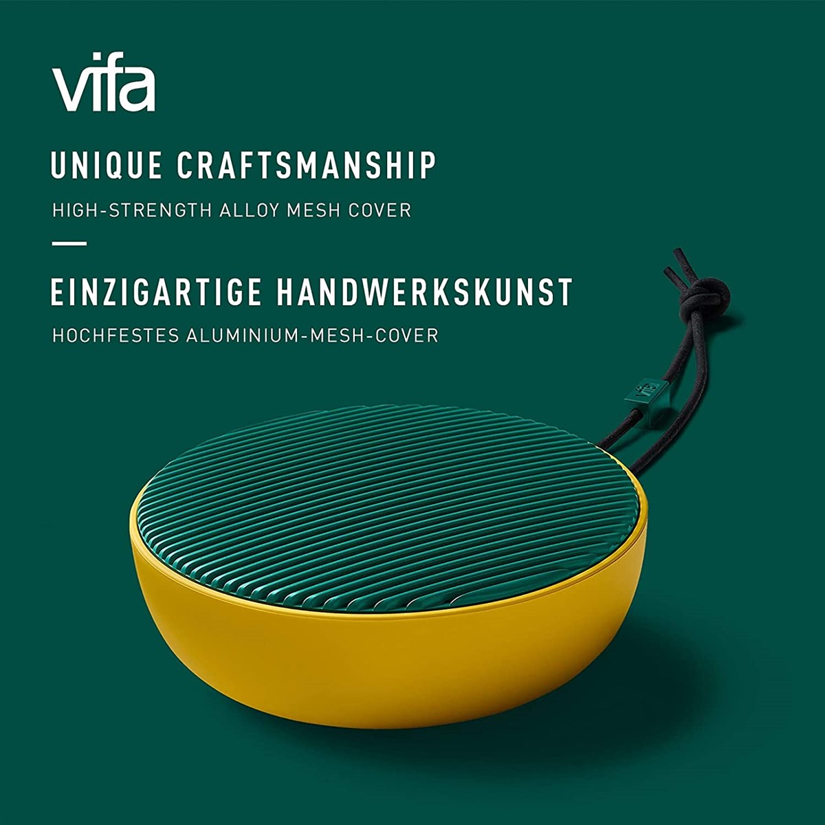 Vifa City Green Lemon Taşınabilir Bluetooth Hoparlör
