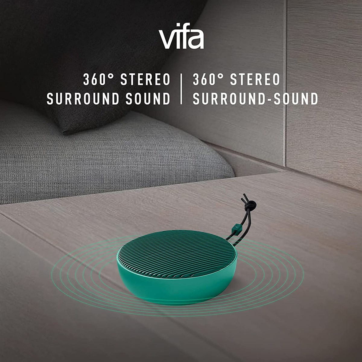 Vifa City Sage Green Taşınabilir Bluetooth Hoparlör
