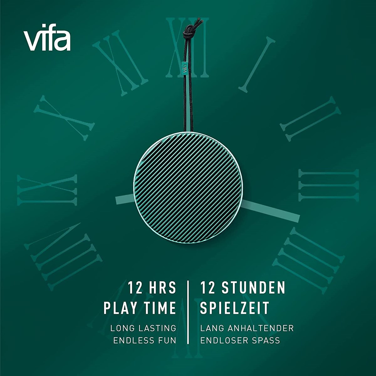 Vifa City Sage Green Taşınabilir Bluetooth Hoparlör