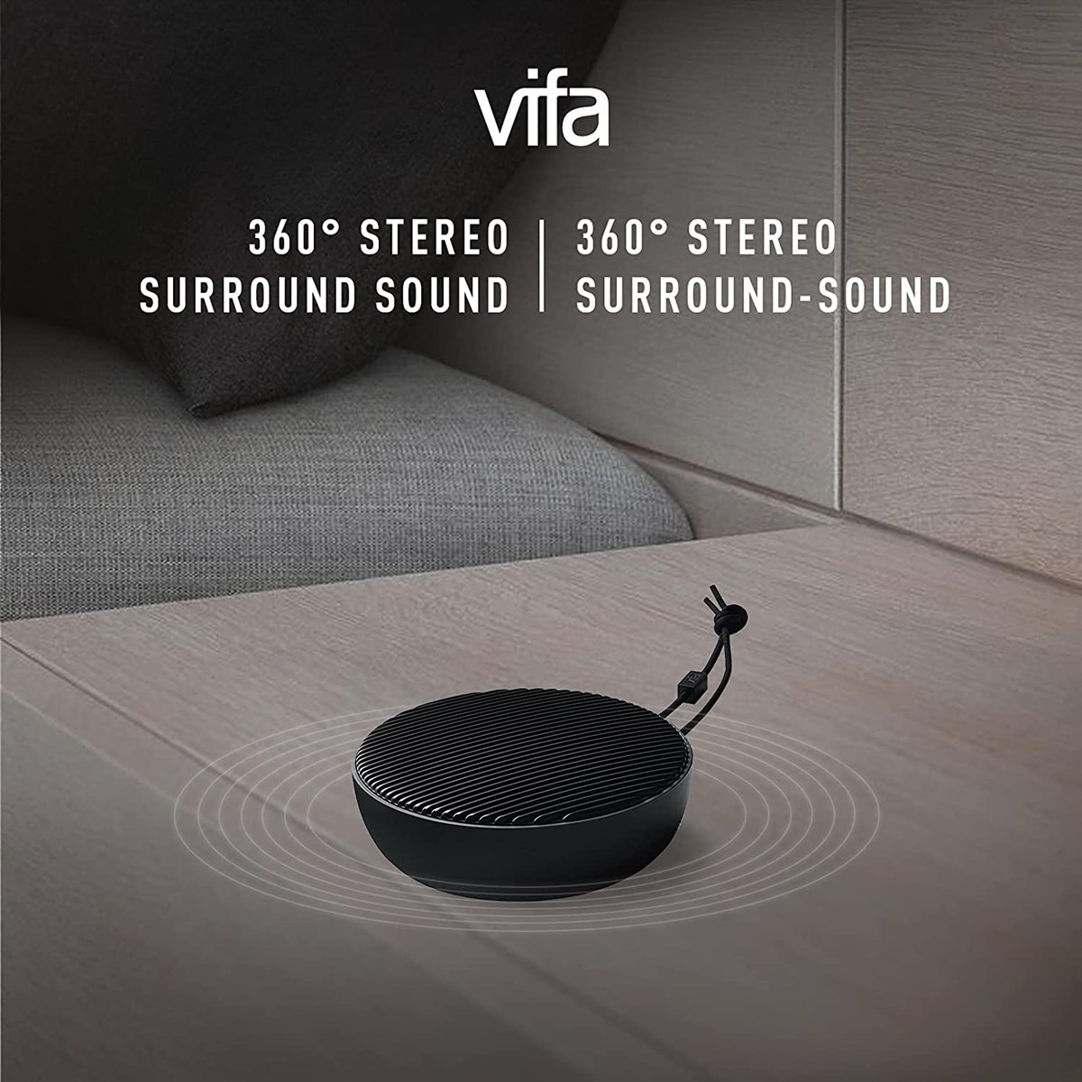 Vifa City Stone Grey Taşınabilir Bluetooth Hoparlör