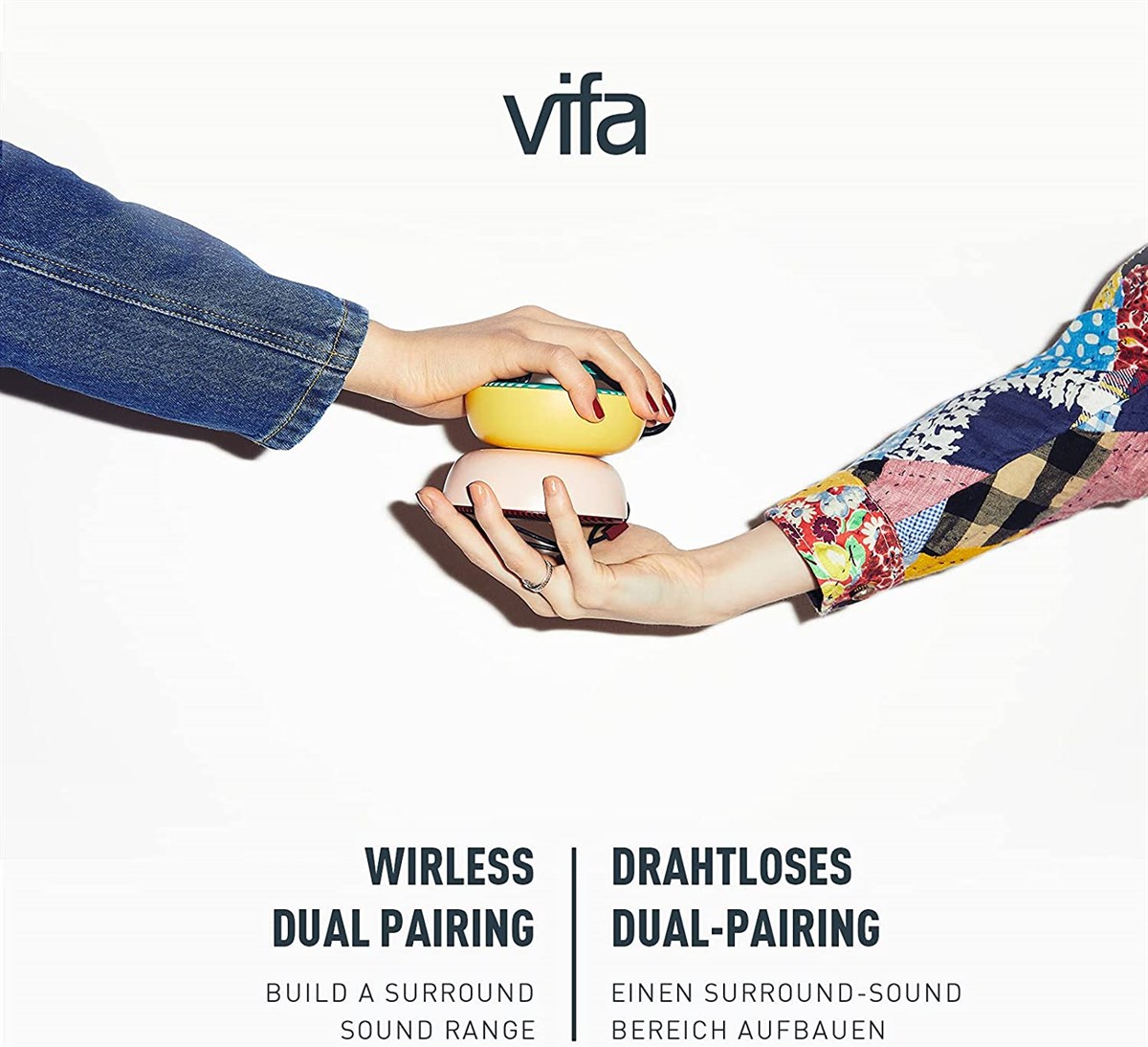 Vifa City Terracotta Blue Taşınabilir Bluetooth Hoparlör