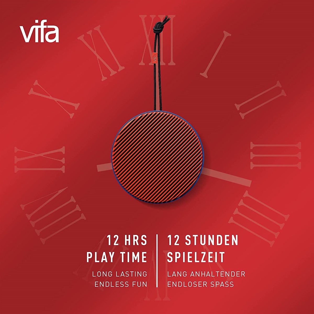 Vifa City Ultramarine Coral Taşınabilir Bluetooth Hoparlör