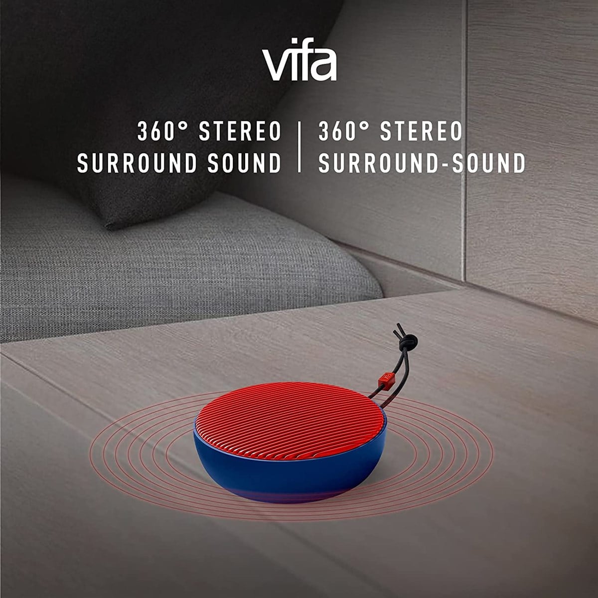 Vifa City Ultramarine Coral Taşınabilir Bluetooth Hoparlör