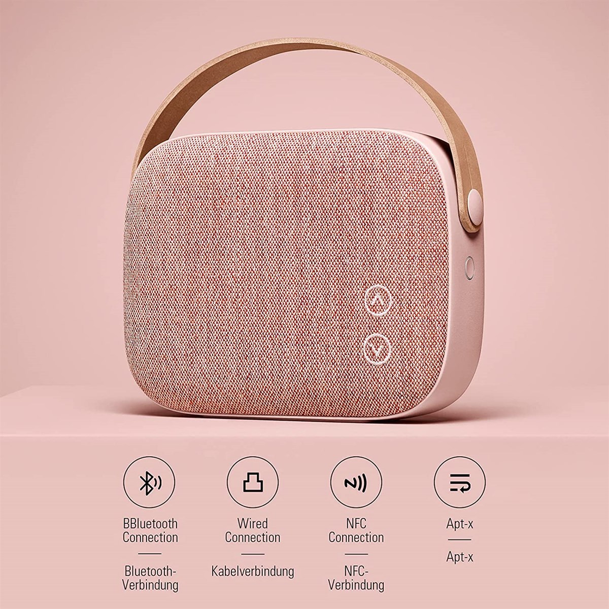 Vifa Helsinki Dusty Rose Taşınabilir Bluetooth Hoparlör